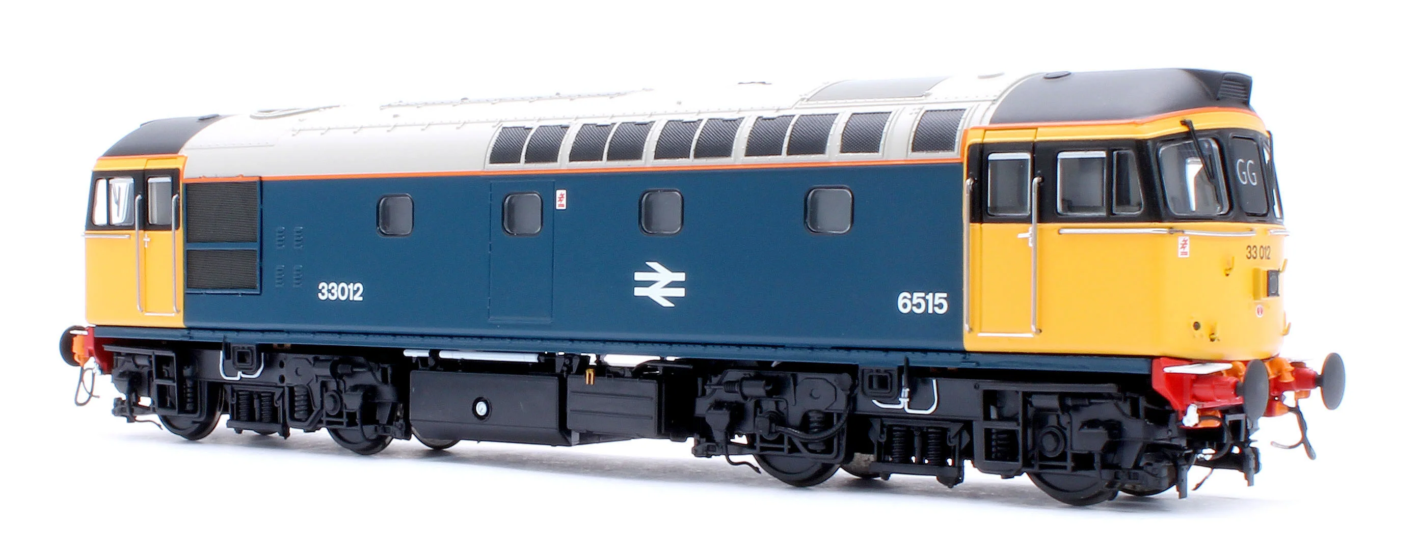 3421 Class 33/0 BR Blue No.33012 (Yellow Cabs/HI Headlights) Diesel Locomotive - Image 5