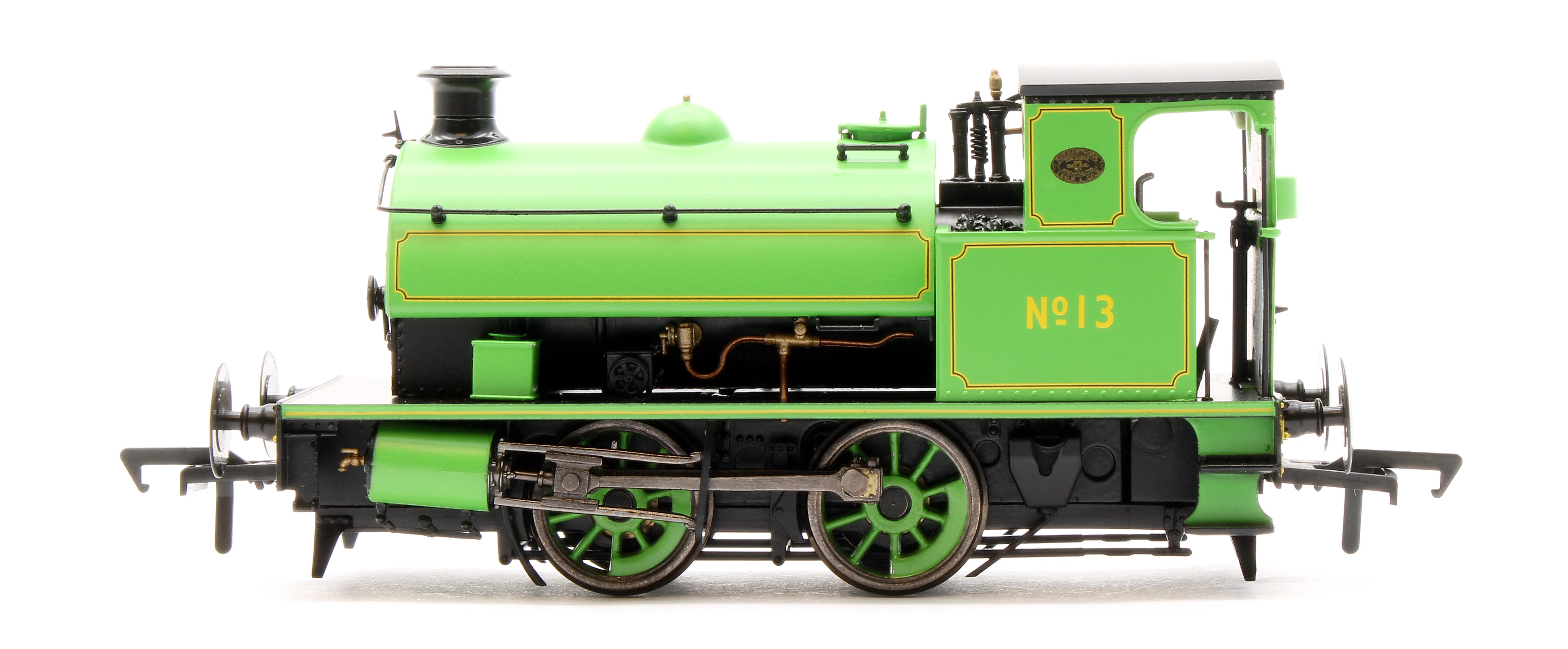 4S-024-008 Hawthorn Leslie 0-4-0 Yellow Chevrons Newcastle Electric Supply 13 - Steam Tank Locomotive - Image 5