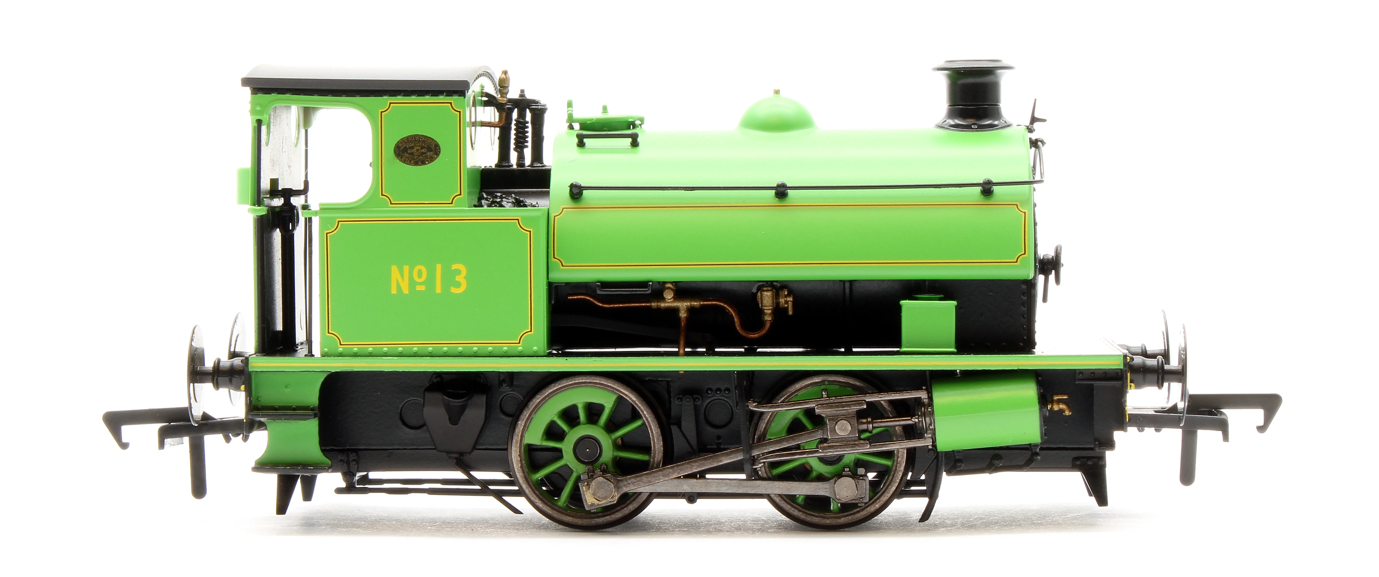 4S-024-008 Hawthorn Leslie 0-4-0 Yellow Chevrons Newcastle Electric Supply 13 - Steam Tank Locomotive - Image 6