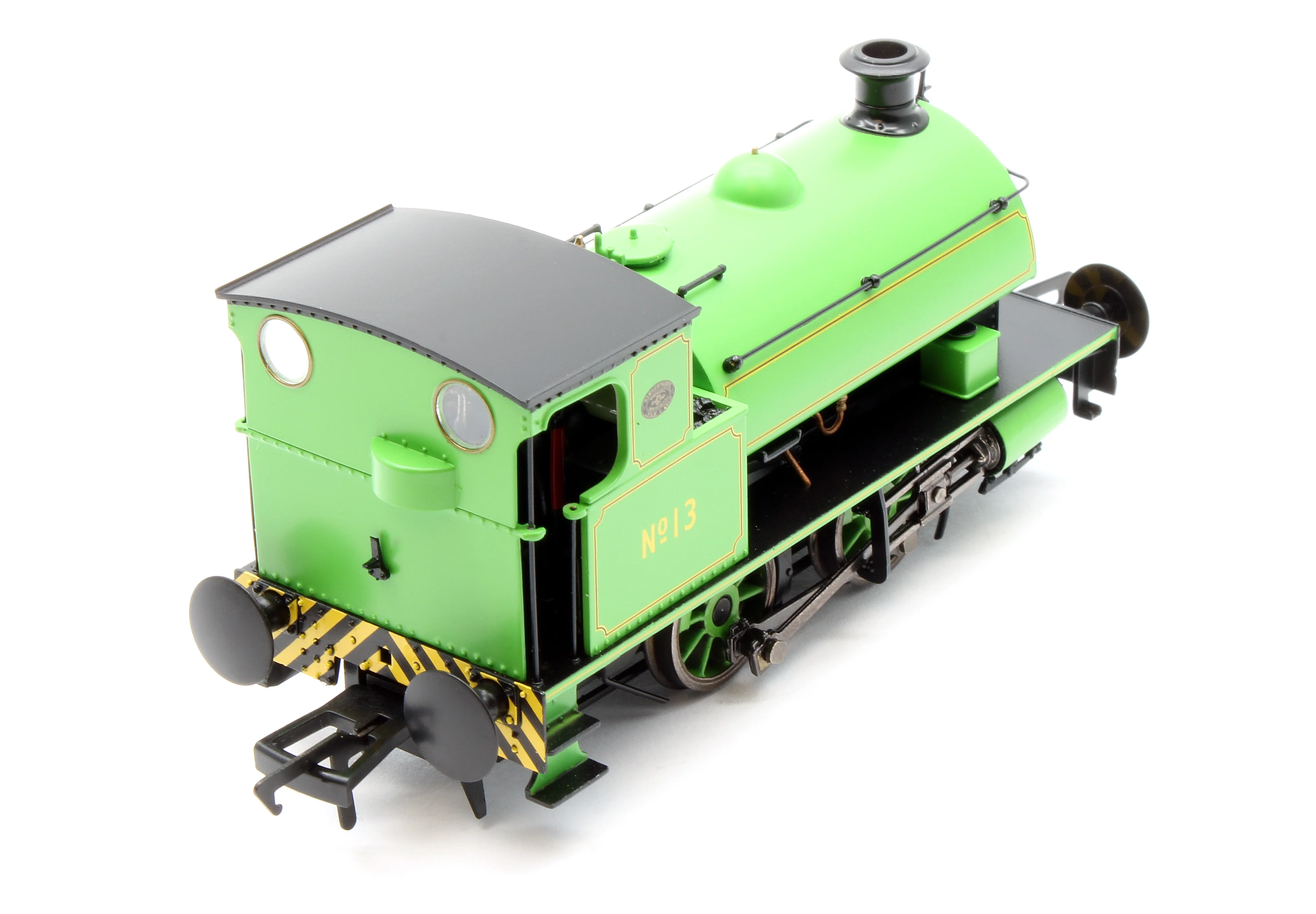 4S-024-008 Hawthorn Leslie 0-4-0 Yellow Chevrons Newcastle Electric Supply 13 - Steam Tank Locomotive - Image 8
