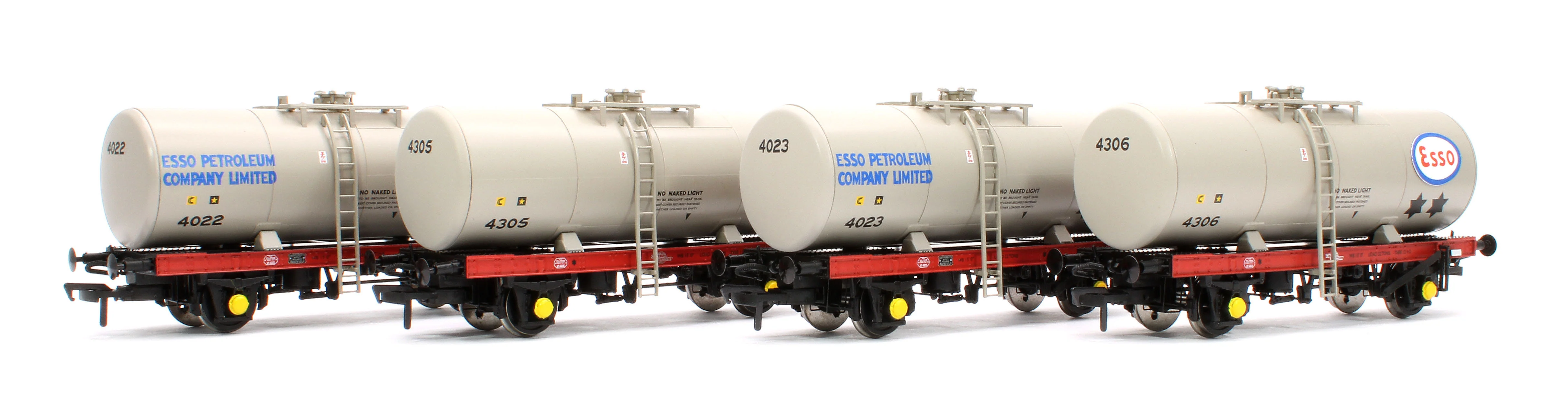 1156 35t ‘A Tank’ ESSO Grey/Red No.4022/4088/4305/4306 4-Pack
