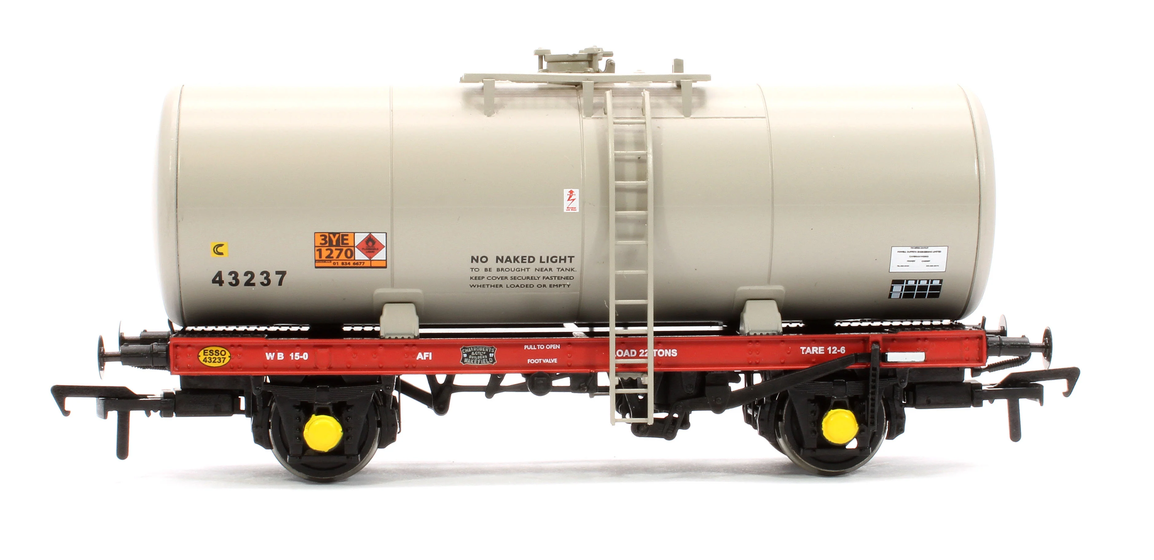 1157 35t ‘A Tank’ ESSO Grey/Red (Hazchem Panels) No.43237/44282/44292/44283 4-Pack - Image 3