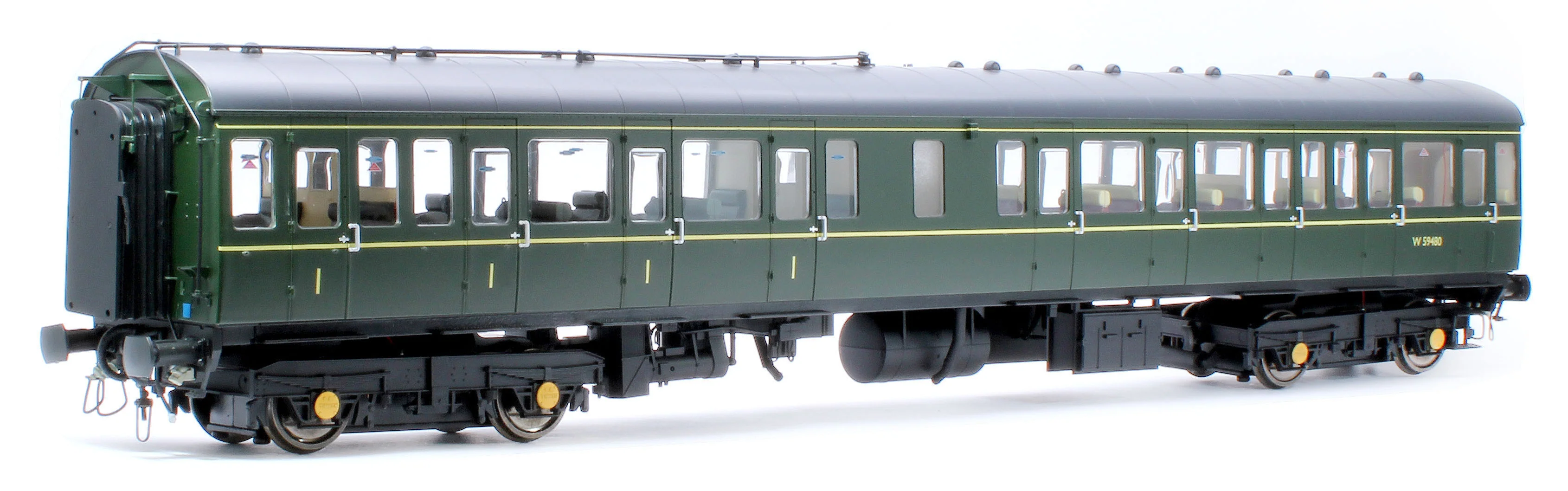 1176 Class 117 BR Green (Small Yellow Panel) 3 Car DMU - Image 11