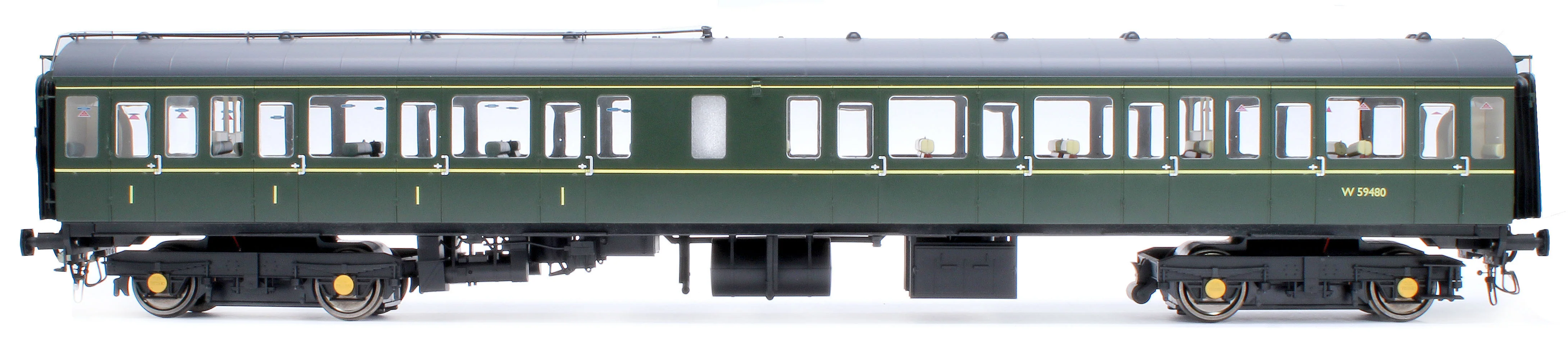 1176 Class 117 BR Green (Small Yellow Panel) 3 Car DMU - Image 12