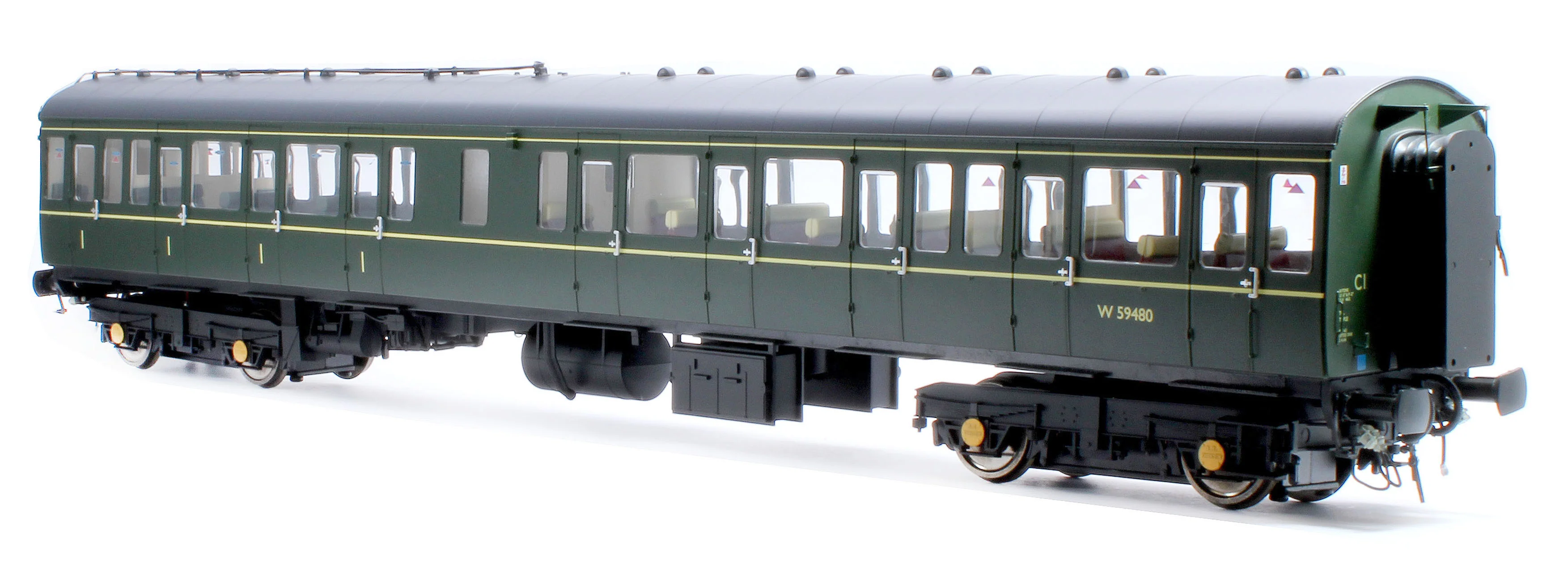 1176 Class 117 BR Green (Small Yellow Panel) 3 Car DMU - Image 13