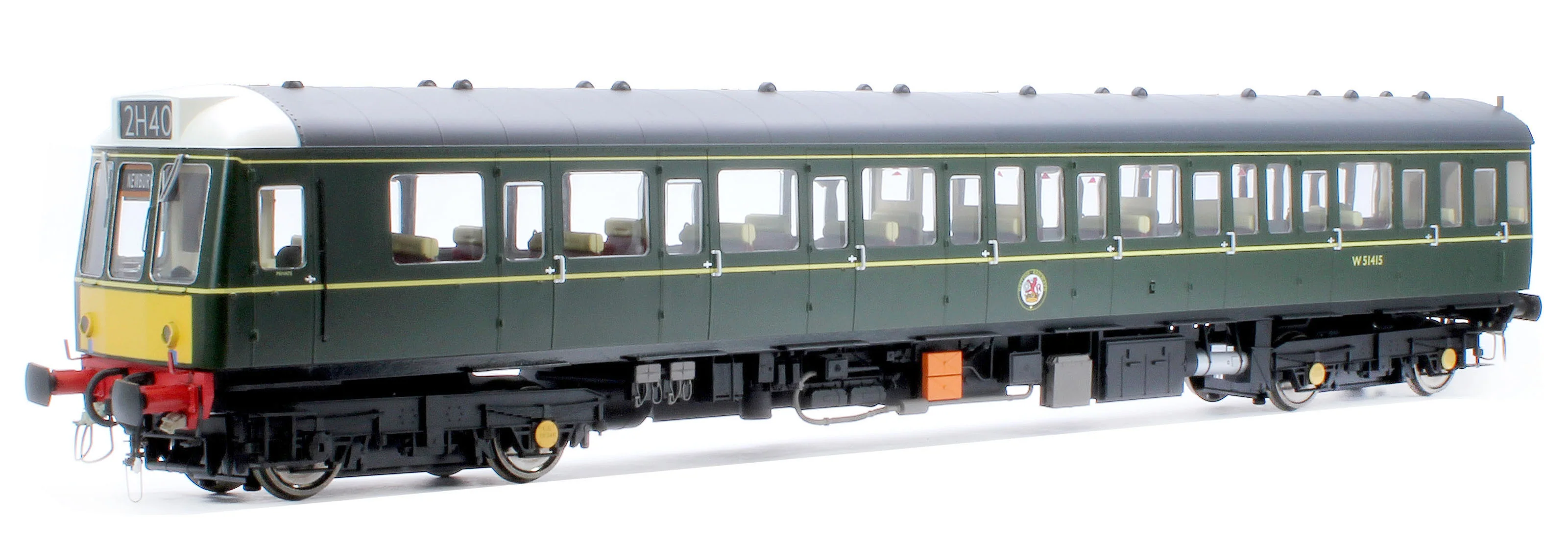 1176 Class 117 BR Green (Small Yellow Panel) 3 Car DMU - Image 15