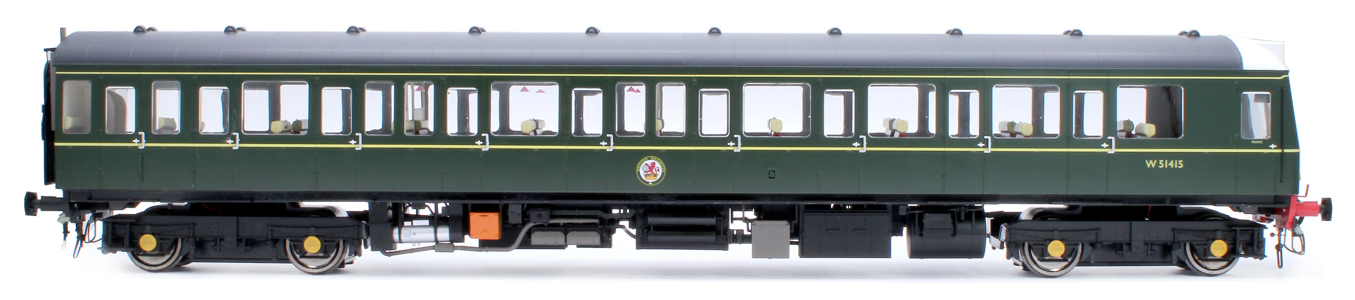 1176 Class 117 BR Green (Small Yellow Panel) 3 Car DMU - Image 18
