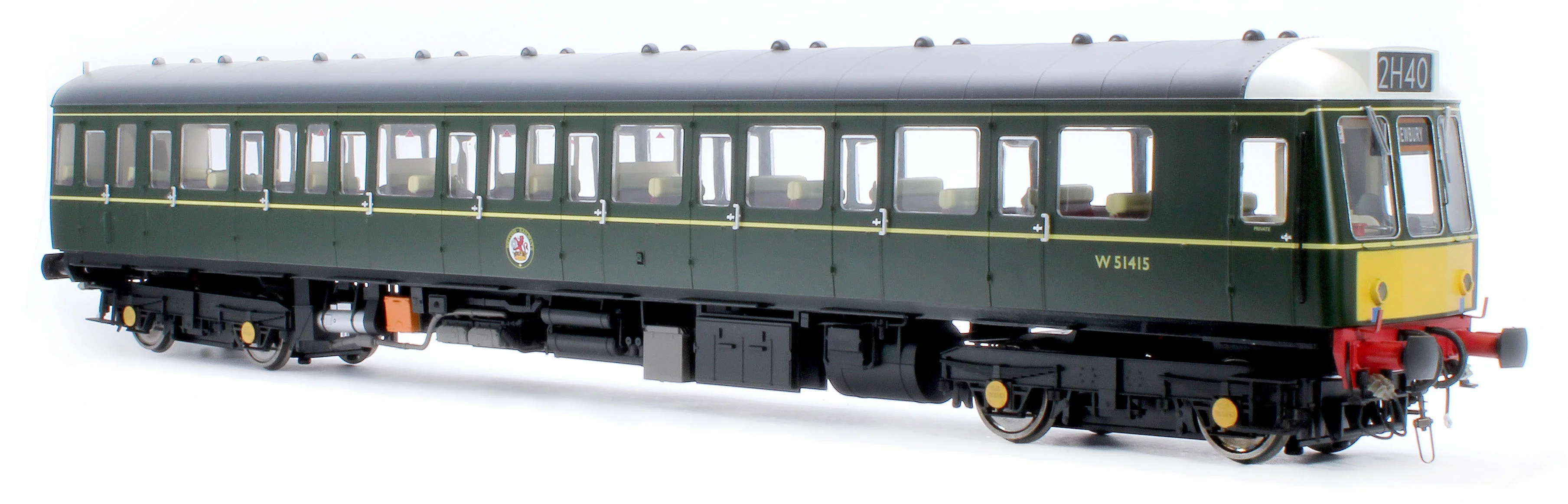 1176 Class 117 BR Green (Small Yellow Panel) 3 Car DMU - Image 19