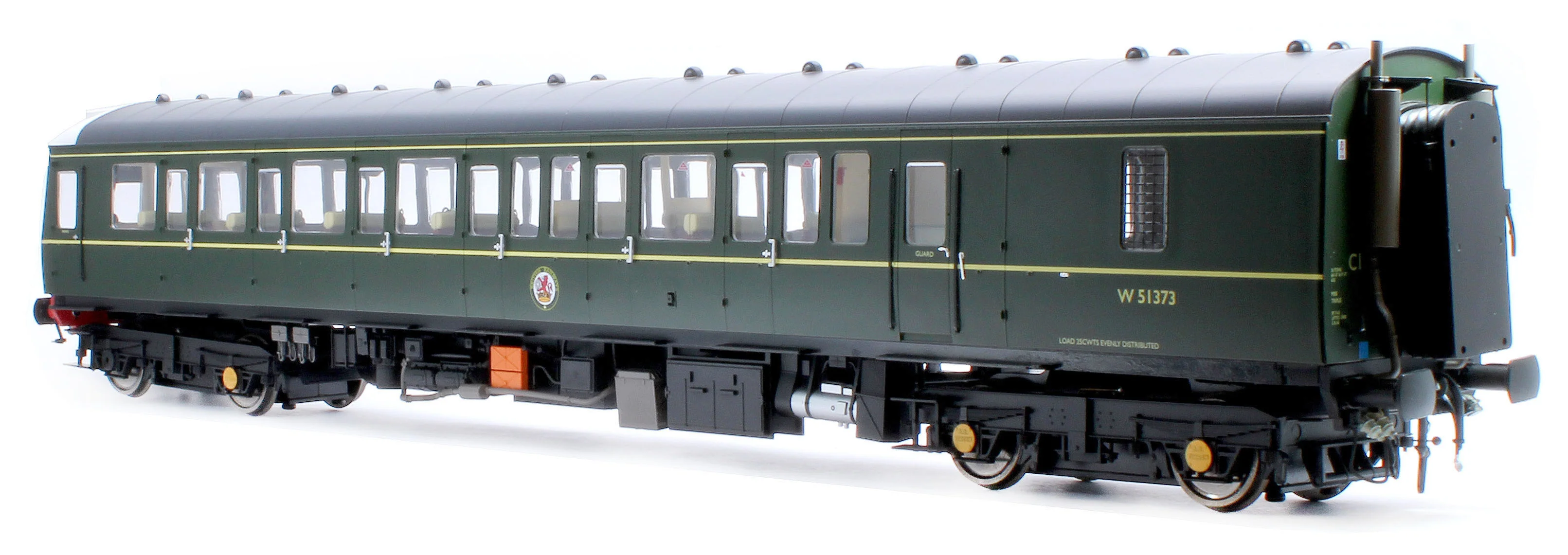 1176 Class 117 BR Green (Small Yellow Panel) 3 Car DMU - Image 4