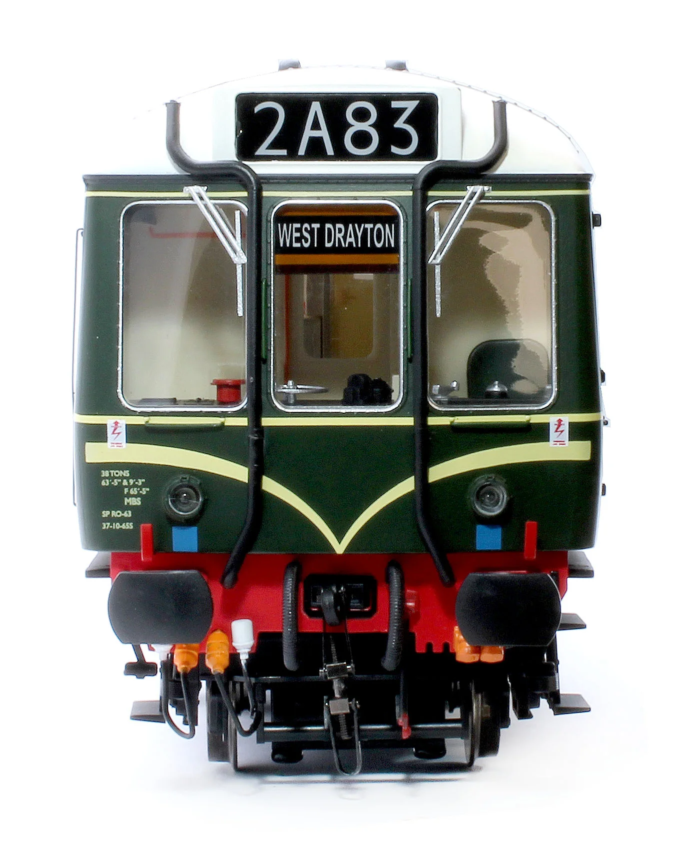 1210 Class 121 BR Green (Speed Whiskers) Single Car DMU W55021 - Image 9