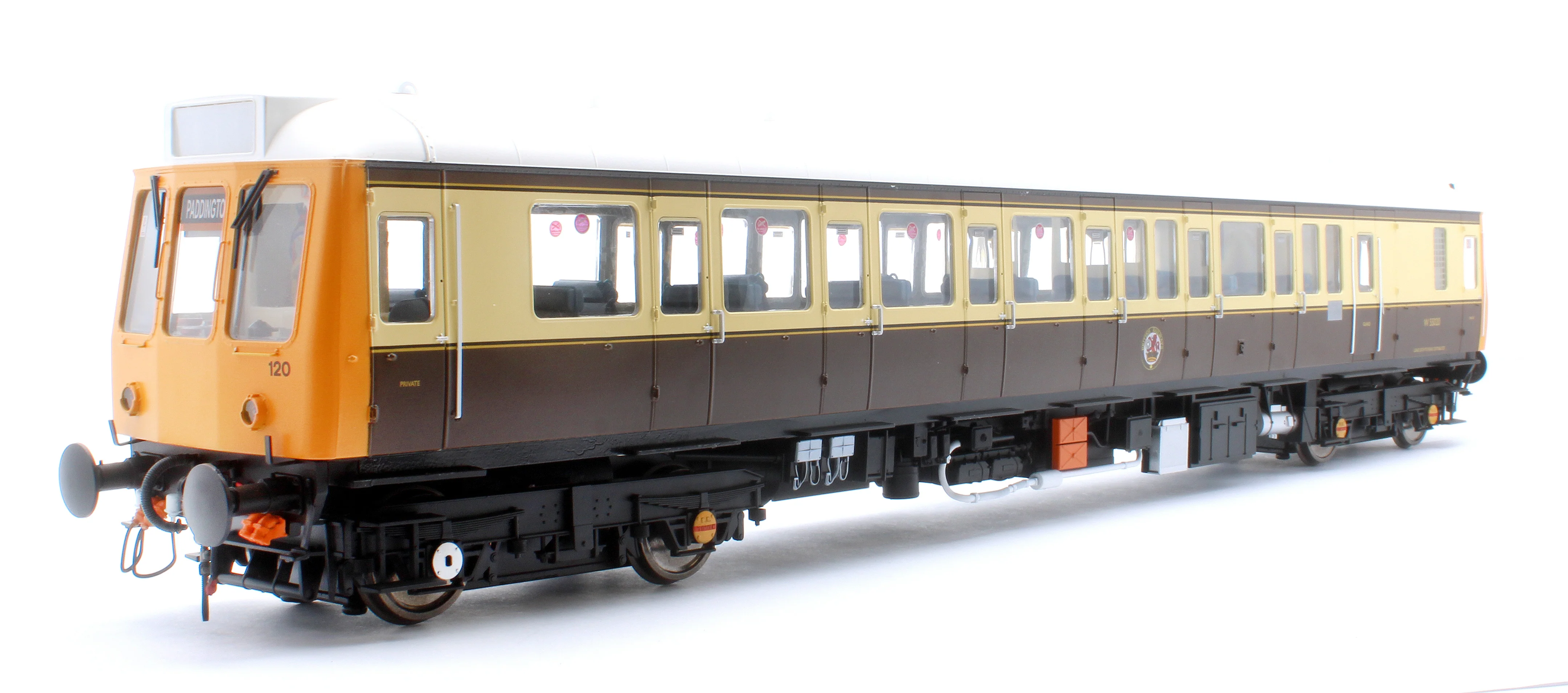 1215 Class 121 GWR150 Chocolate/Cream Single Car DMU W55020 - Image 3