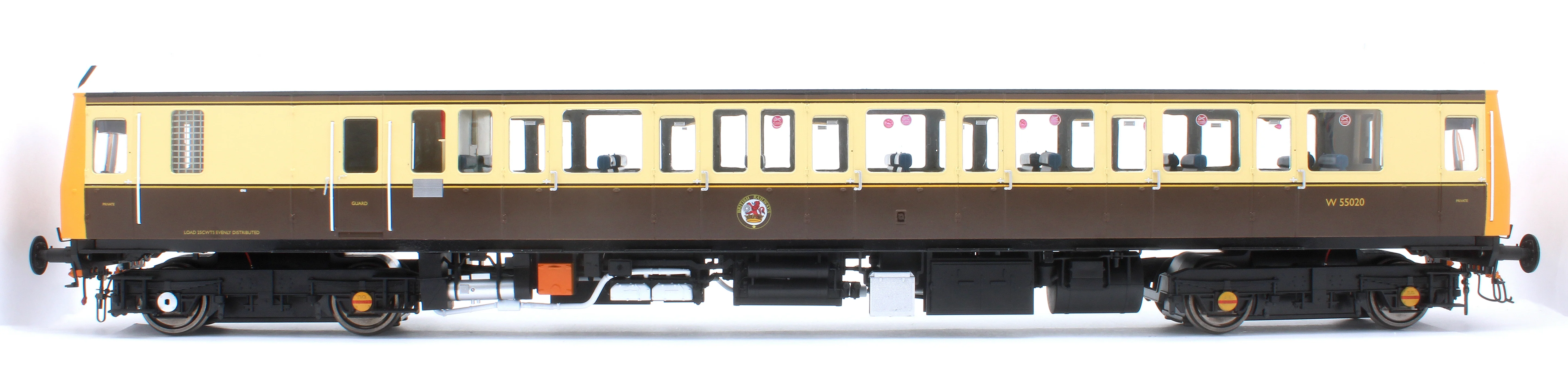 1215 Class 121 GWR150 Chocolate/Cream Single Car DMU W55020 - Image 5