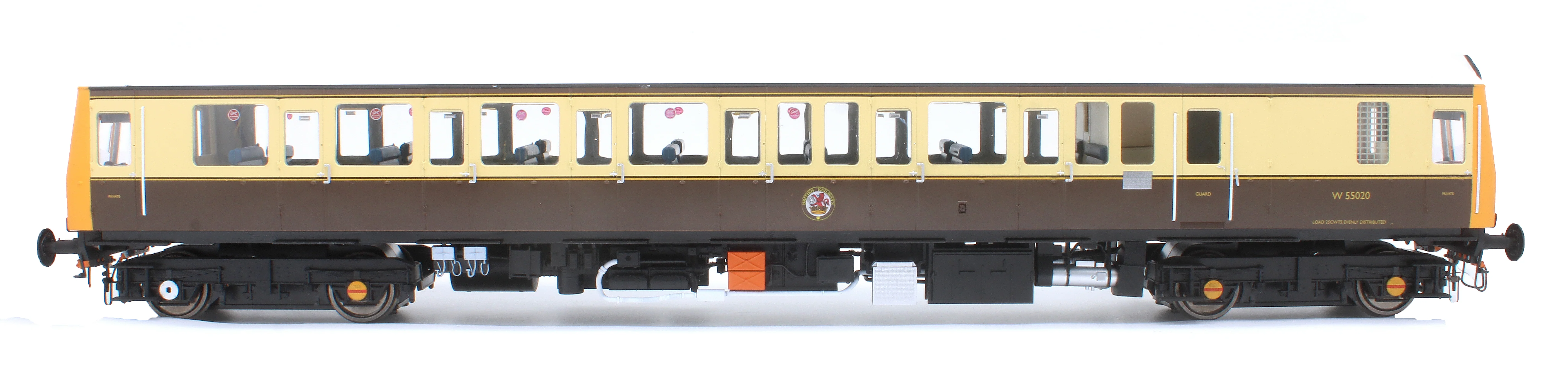 1215 Class 121 GWR150 Chocolate/Cream Single Car DMU W55020 - Image 6