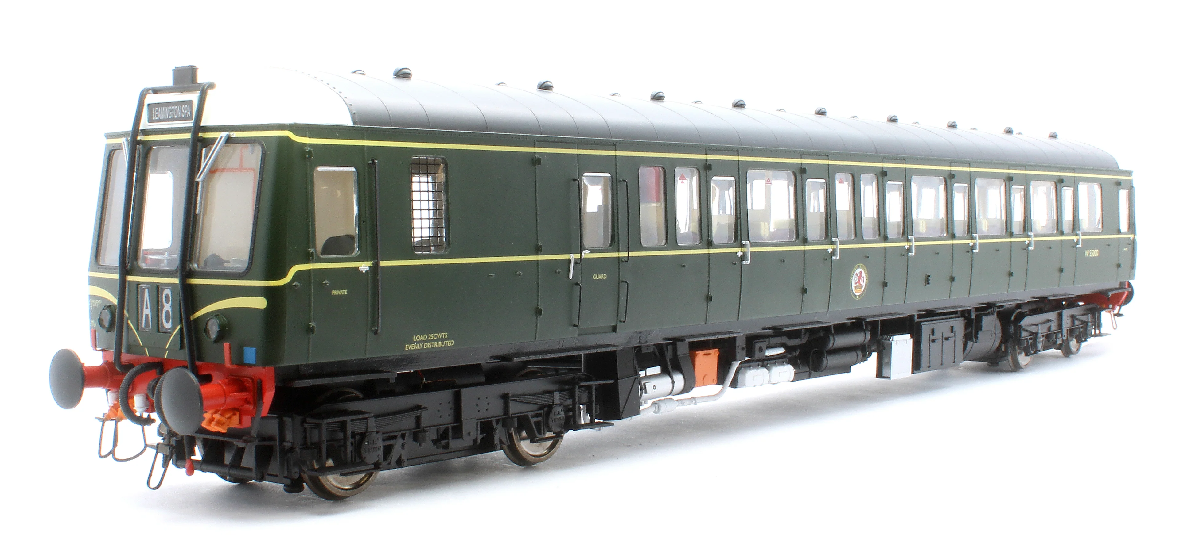 1220 Class 122 BR Green (Speed Whiskers) Single Car DMU W55000 - Image 3