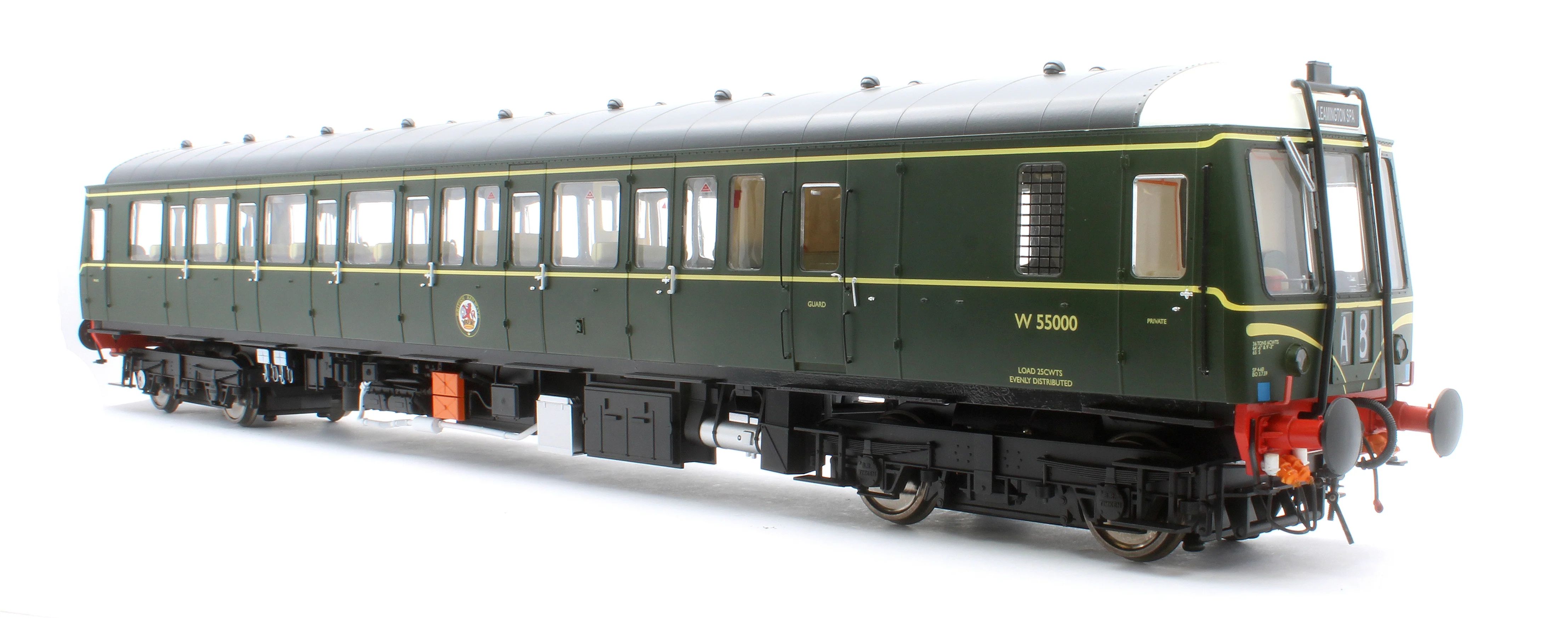 1220 Class 122 BR Green (Speed Whiskers) Single Car DMU W55000 - Image 4