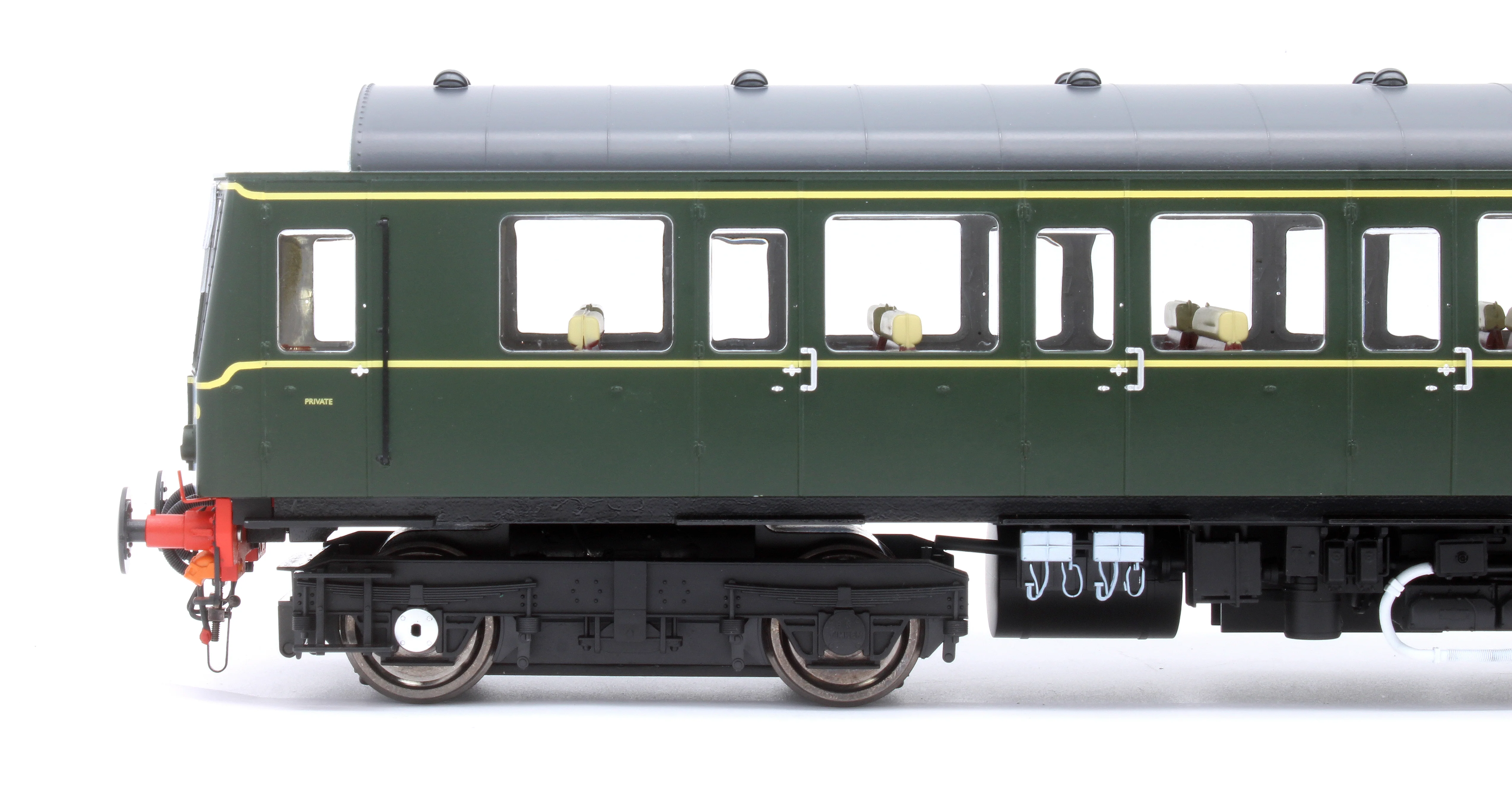 1220 Class 122 BR Green (Speed Whiskers) Single Car DMU W55000 - Image 7