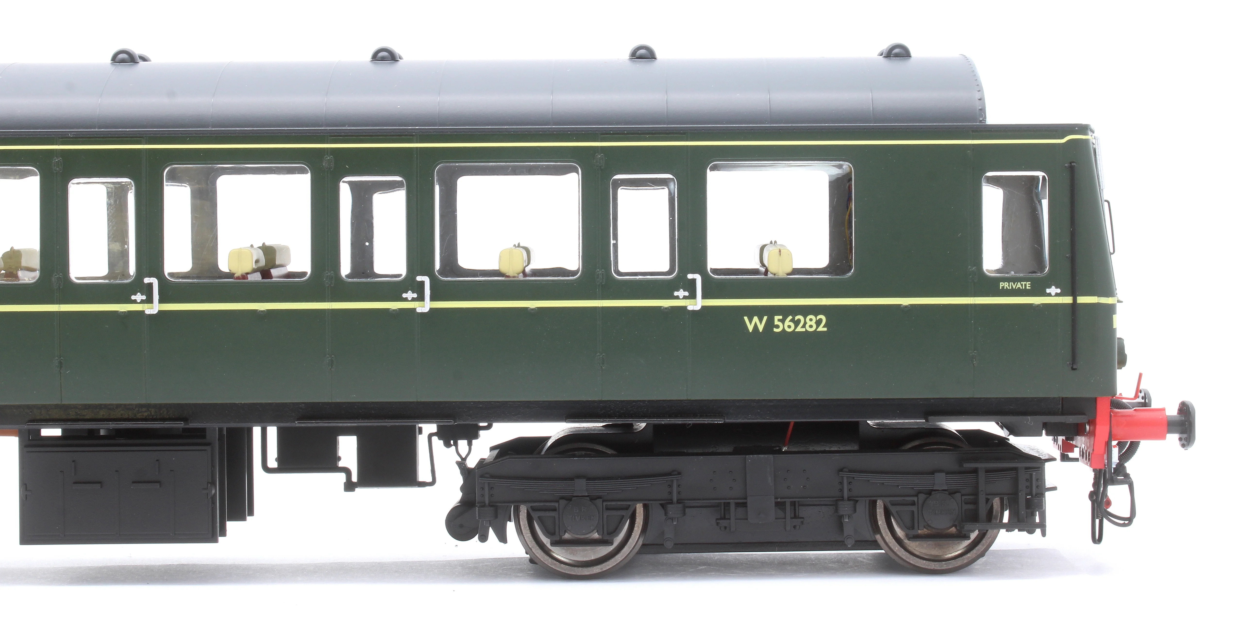 1240 Class 149 BR Green (Speed Whiskers) Unpowered DMU Trailer Car W56282 - Image 8