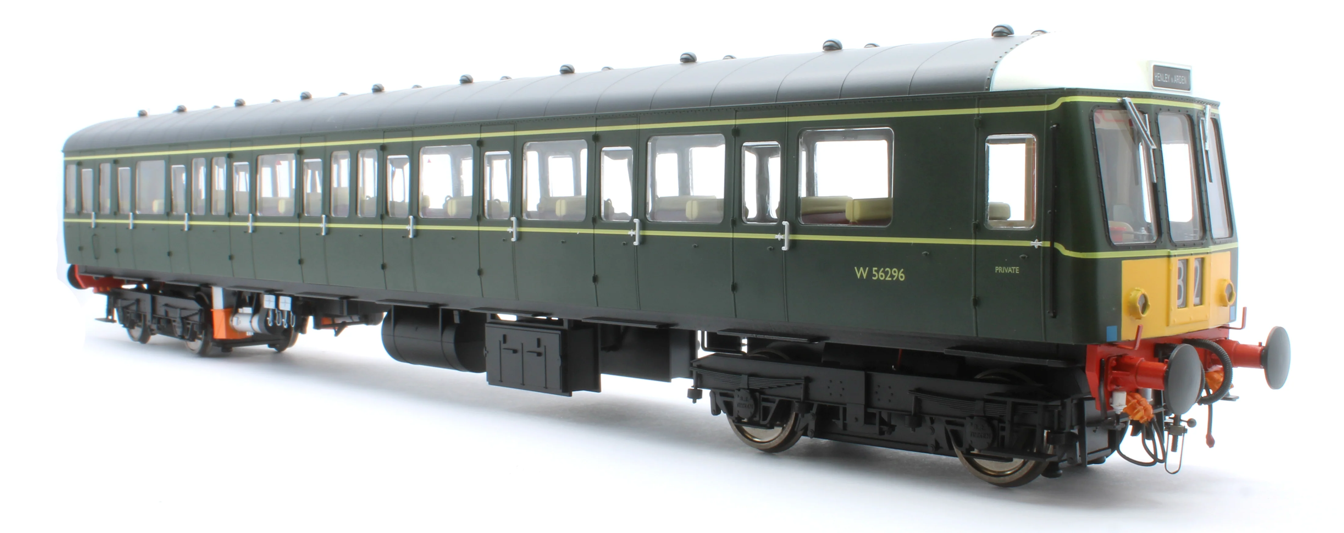 1251 Class 150 BR Green (Small Yellow Panel) Unpowered DMU Trailer Car W56296 - Image 3