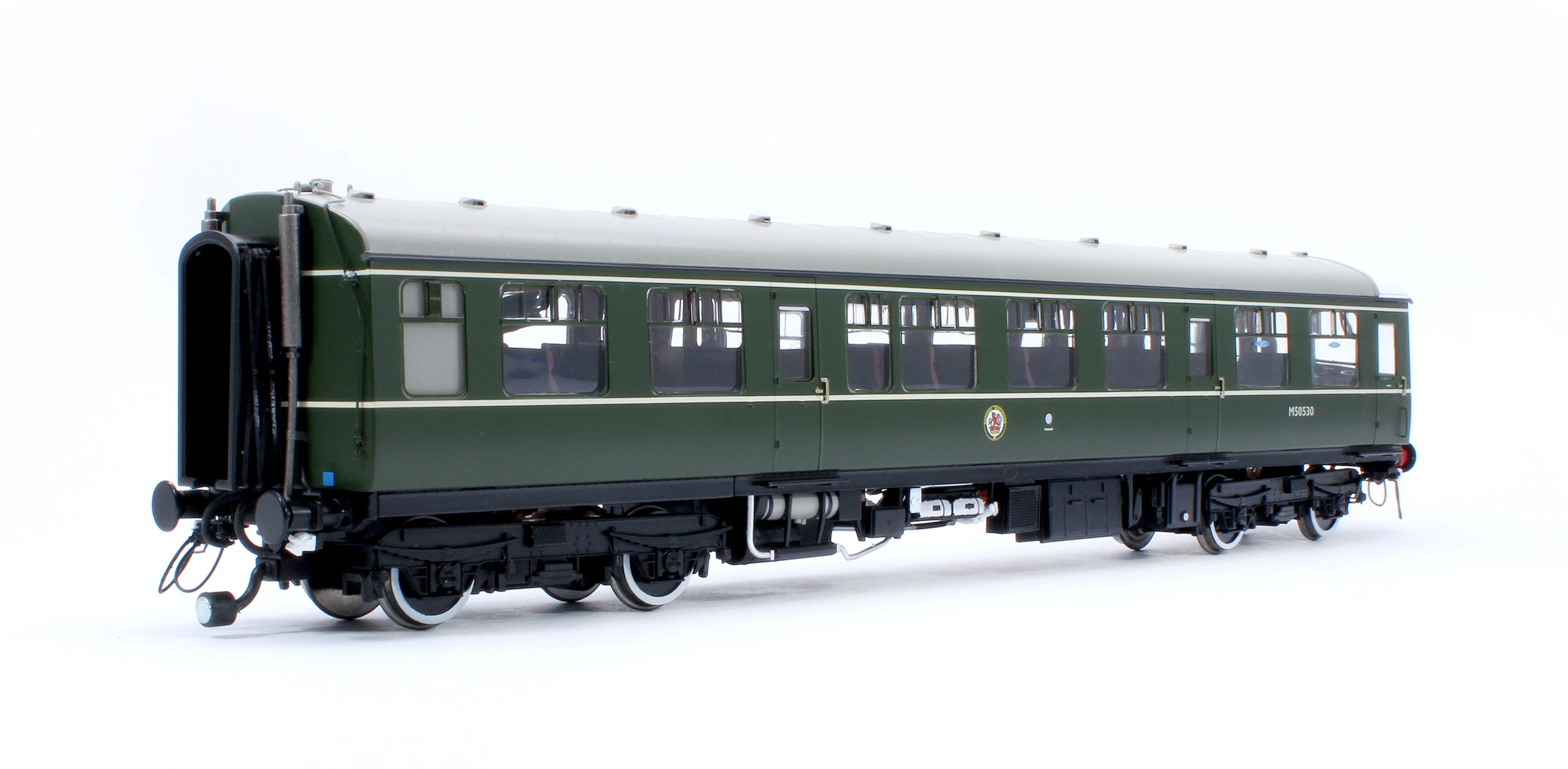 1451 Class 104 3 Car DMU M50478/M59186/M50530 BR Green (Speed Whiskers and Coaching Stock roundel) - Image 11