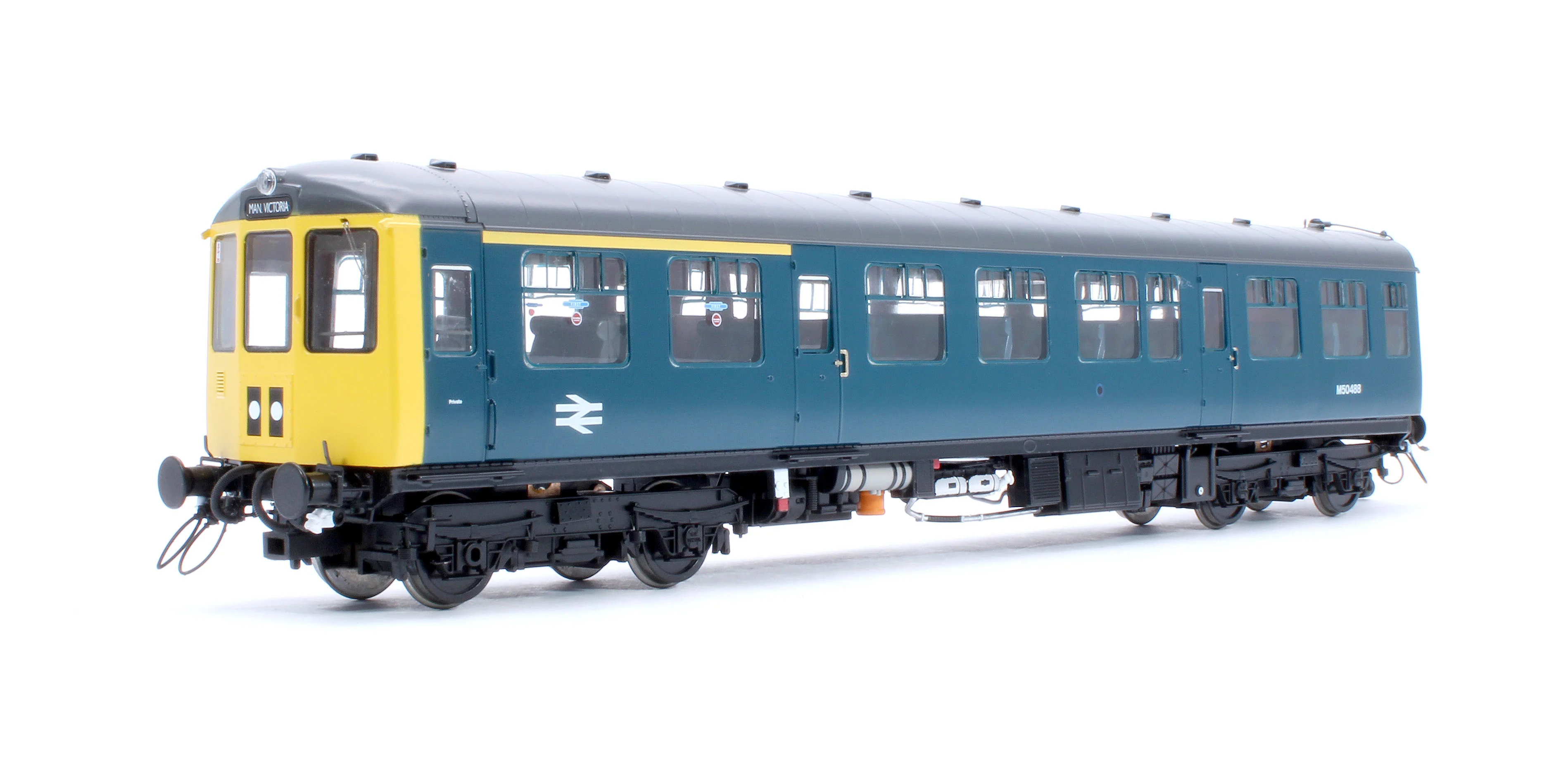 1453 Class 104 3 Car DMU M50436/M59141/M50488 BR Blue (Full Yellow Ends / Headcode Panel) - Image 9