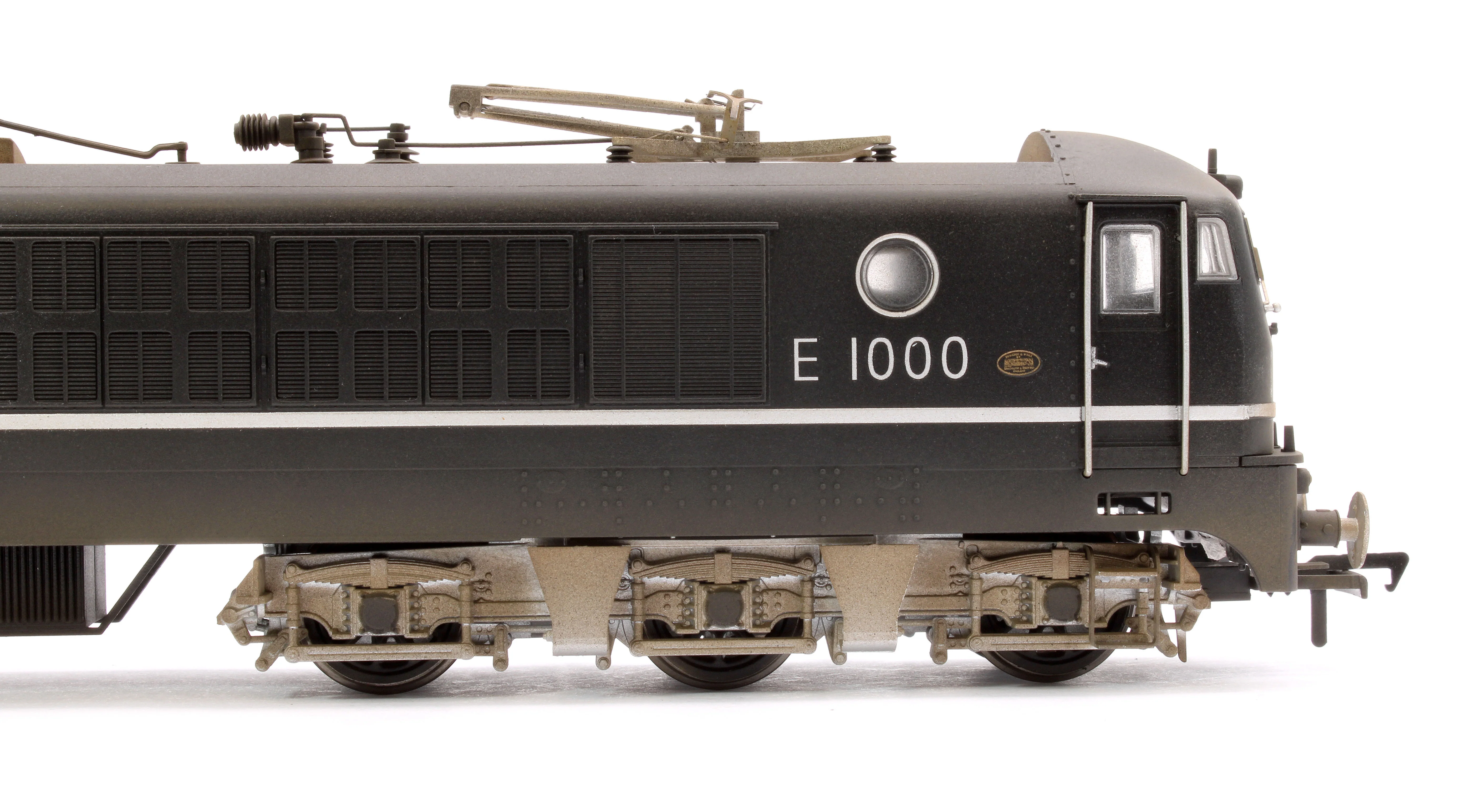 1811W Custom Weathered BR Class 80 E1000 (Rebuilt 18100 Gas Turbine) Electric Locomotive in BR Black (Late Crest) - Image 7