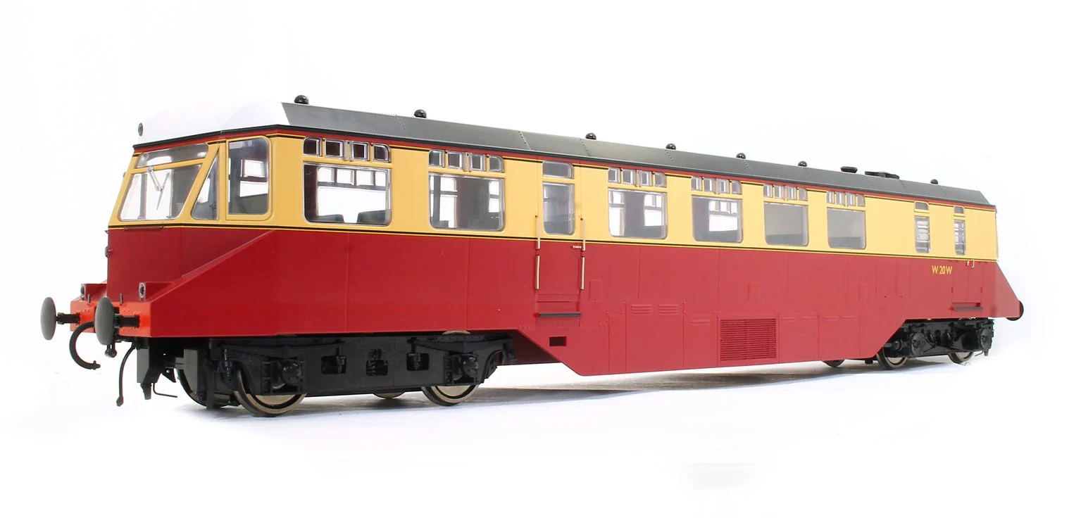 1903 GWR AEC ‘Razor Edge Railcar BR crimson/cream (Black Roof & White Cab Roofs) No.W20W Diesel Locomotive