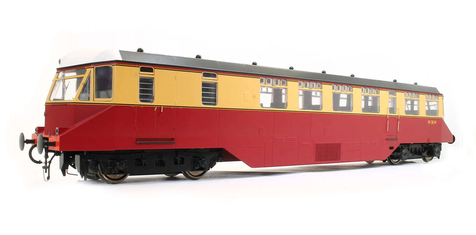 1903 GWR AEC ‘Razor Edge Railcar BR crimson/cream (Black Roof & White Cab Roofs) No.W20W Diesel Locomotive - Image 2