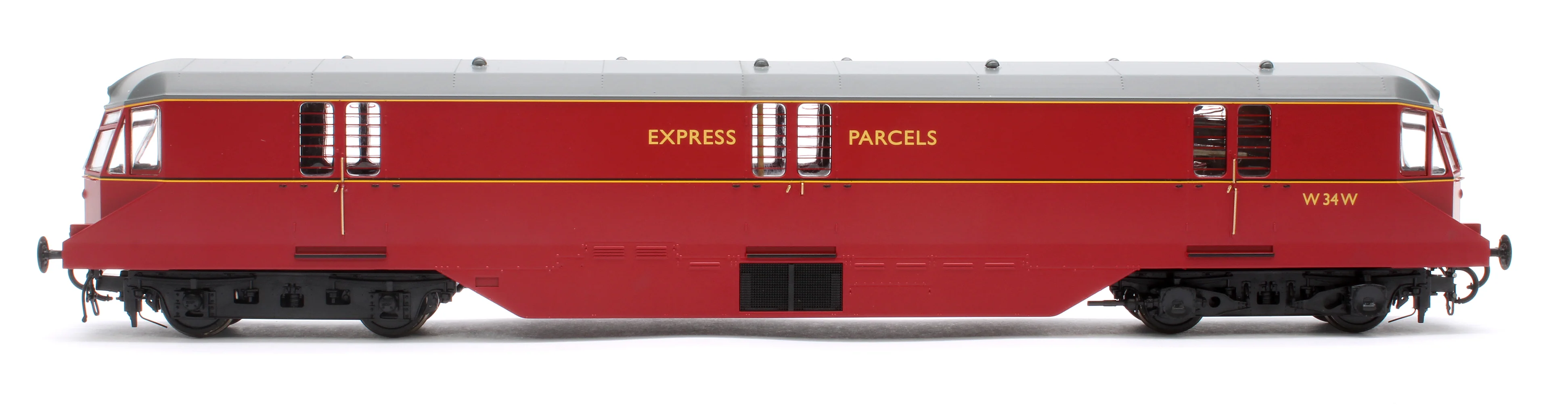 19431 GWR Parcels Railcar BR ‘Express Parcels’ Crimson No. W34W (Grey Roof) Diesel Locomotive - Image 5