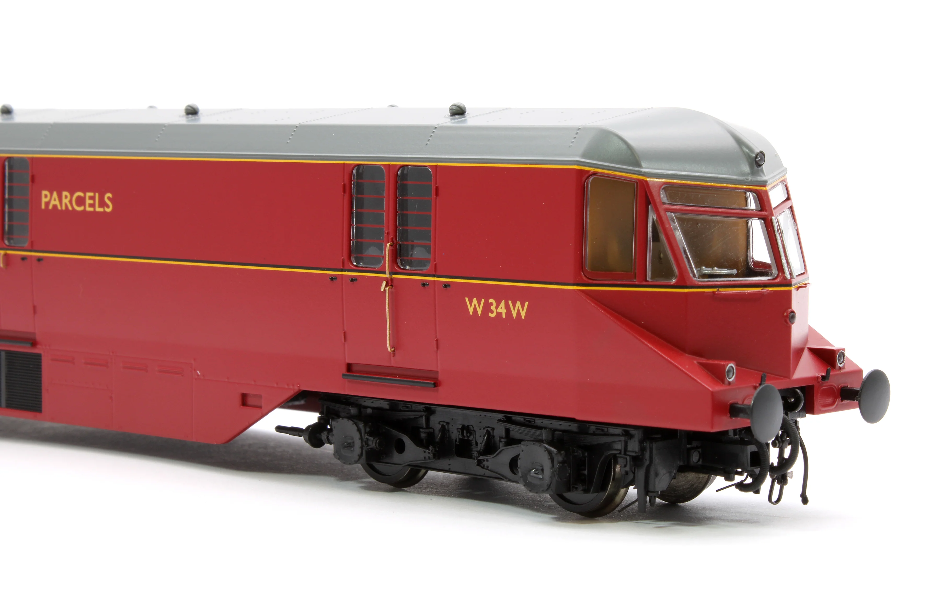 19431 GWR Parcels Railcar BR ‘Express Parcels’ Crimson No. W34W (Grey Roof) Diesel Locomotive - Image 8