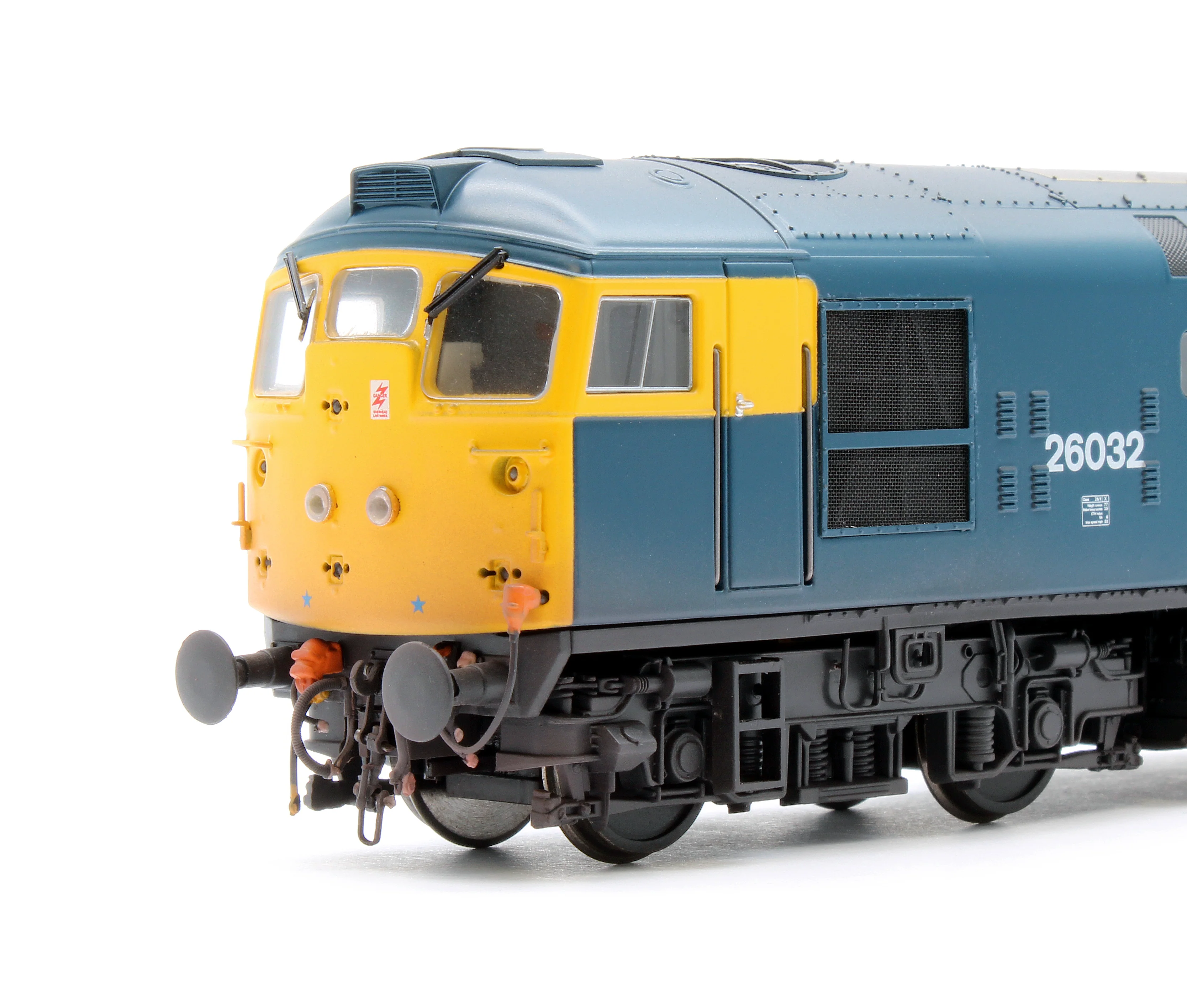 2626 Class 26032 BR Blue (Highland Rail Stag) With Twin Headlights Diesel Locomotive - Weathered - Image 6