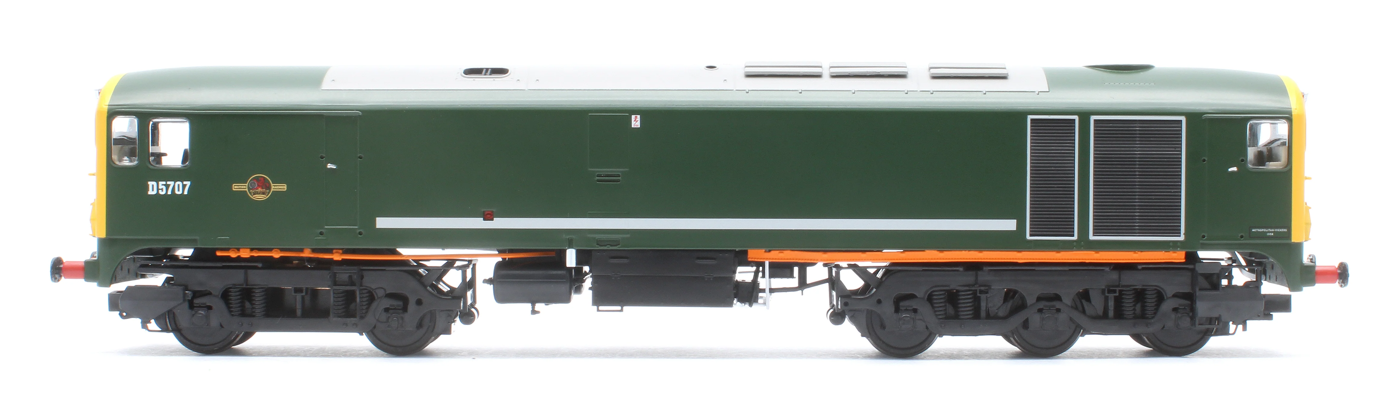 28023 Class 28 Co-Bo BR Green Full Yellow Ends D5707 Diesel Locomotive - DCC Sound - Image 5