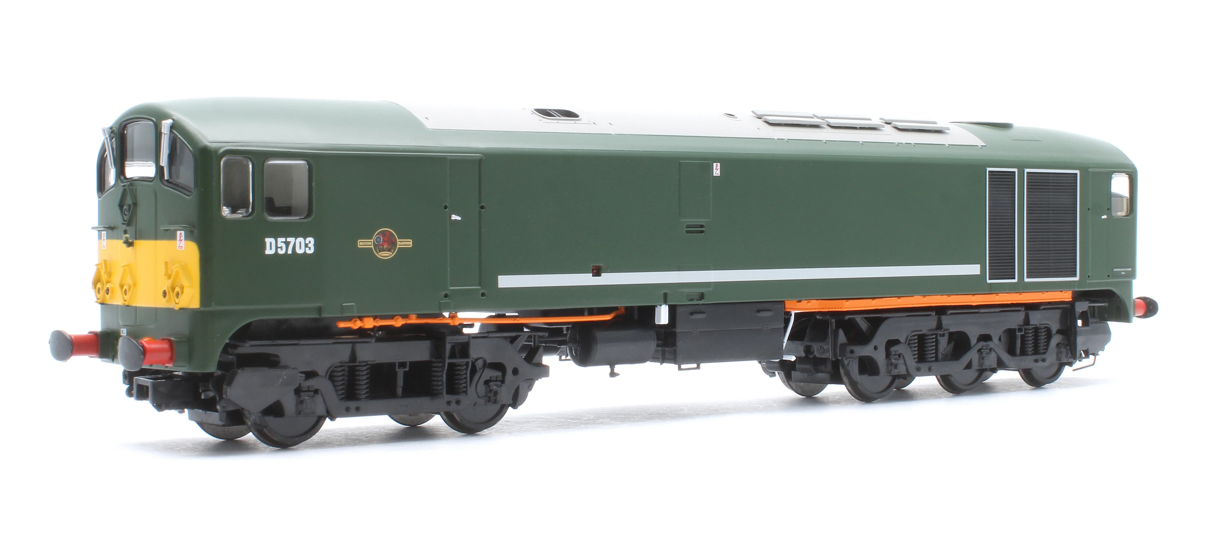 2817 Class 28 Co-Bo BR Green Small Yellow Panels D5703 Diesel Locomotive