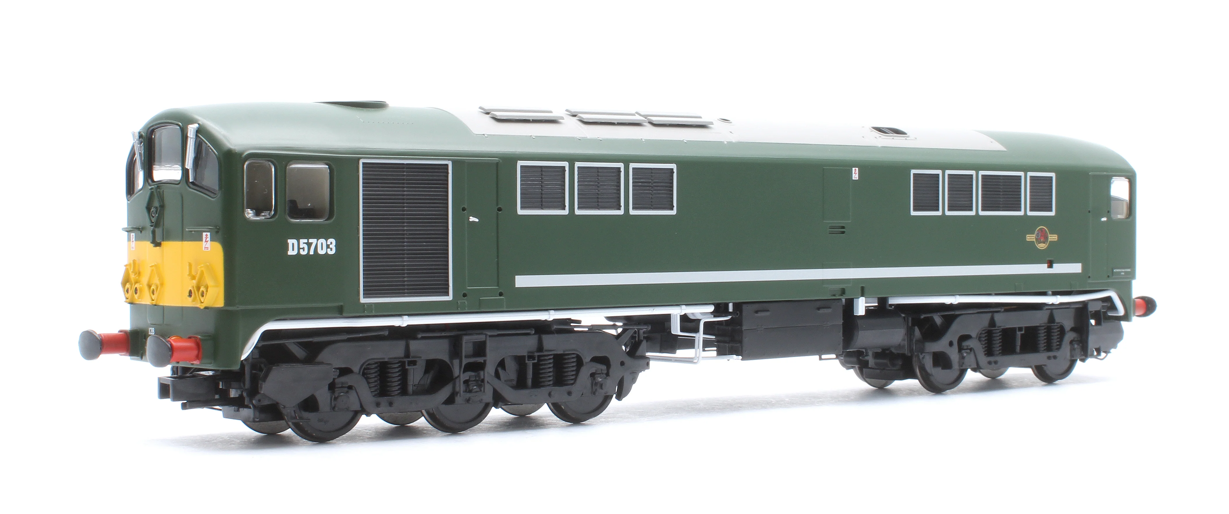 2817 Class 28 Co-Bo BR Green Small Yellow Panels D5703 Diesel Locomotive - Image 3