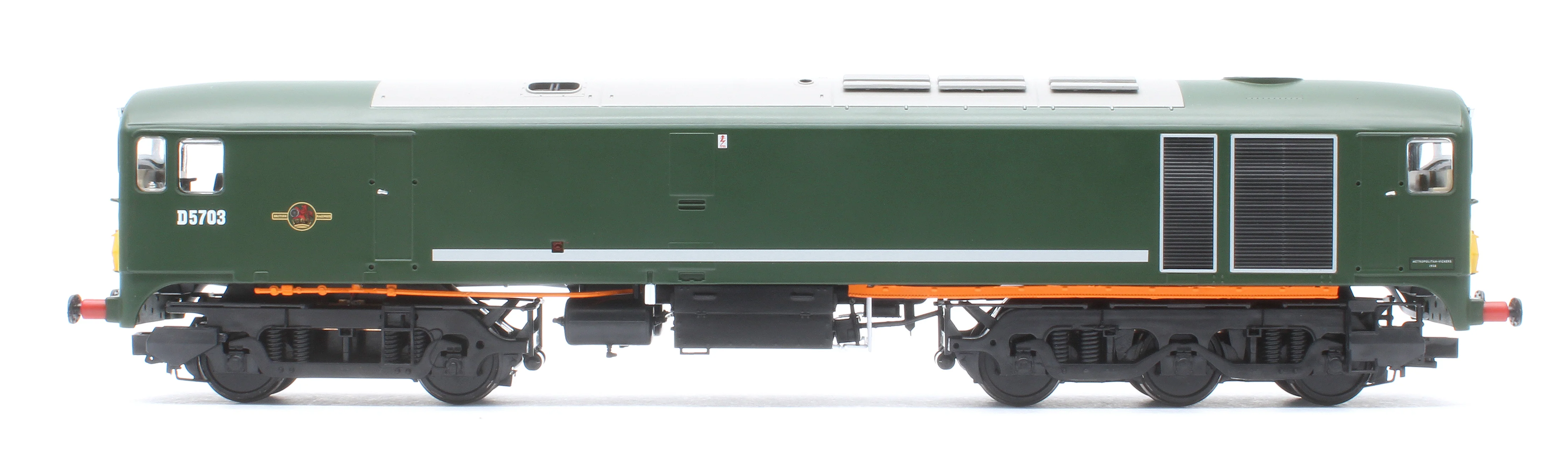 28173 Class 28 Co-Bo BR Green Small Yellow Panels D5703 Diesel Locomotive - DCC Sound - Image 6
