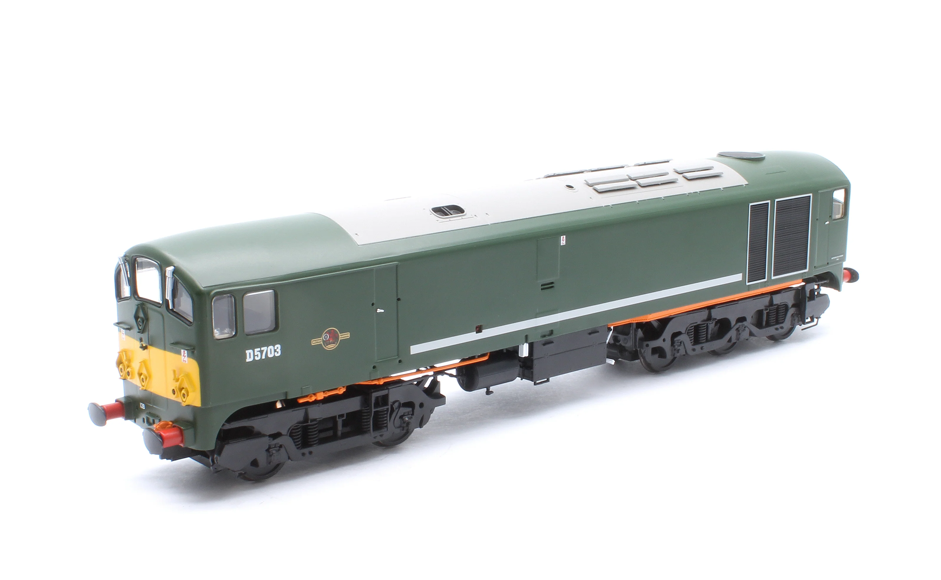 28173 Class 28 Co-Bo BR Green Small Yellow Panels D5703 Diesel Locomotive - DCC Sound - Image 7