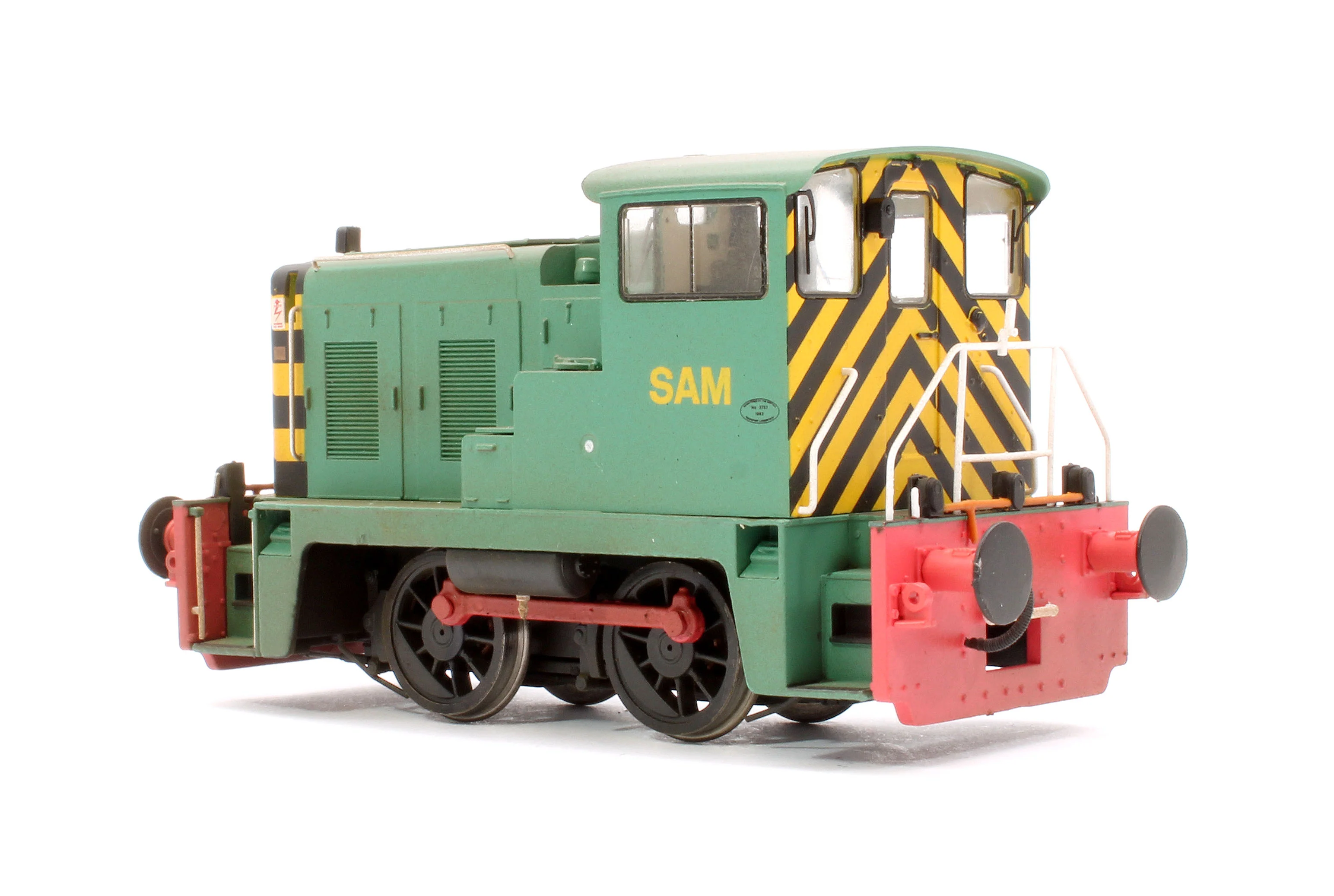 2850 Class 02 'SAM' (ex-D2868) Industrial Plain Green Diesel Locomotive - Weathered - Image 2