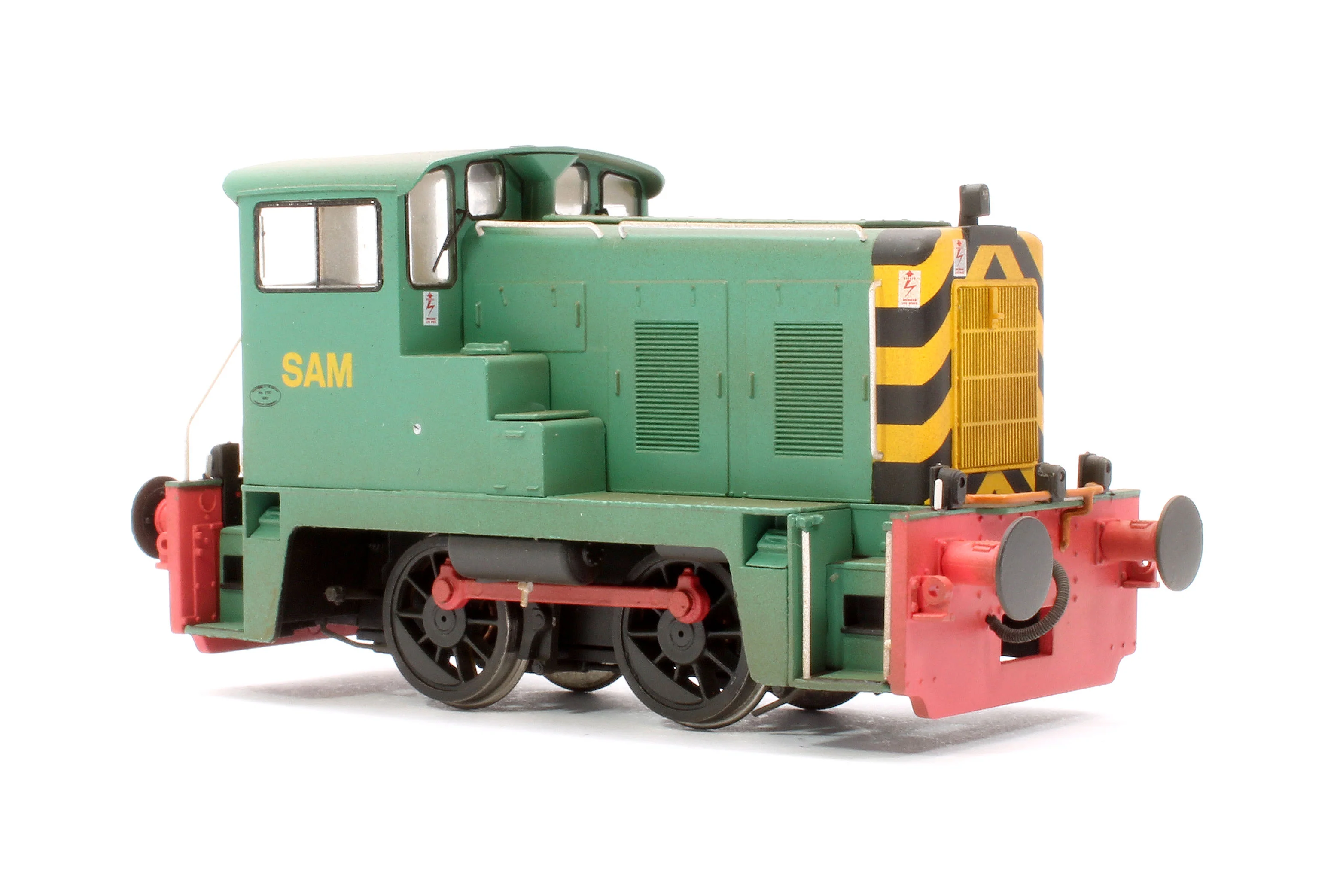 2850 Class 02 'SAM' (ex-D2868) Industrial Plain Green Diesel Locomotive - Weathered - Image 4
