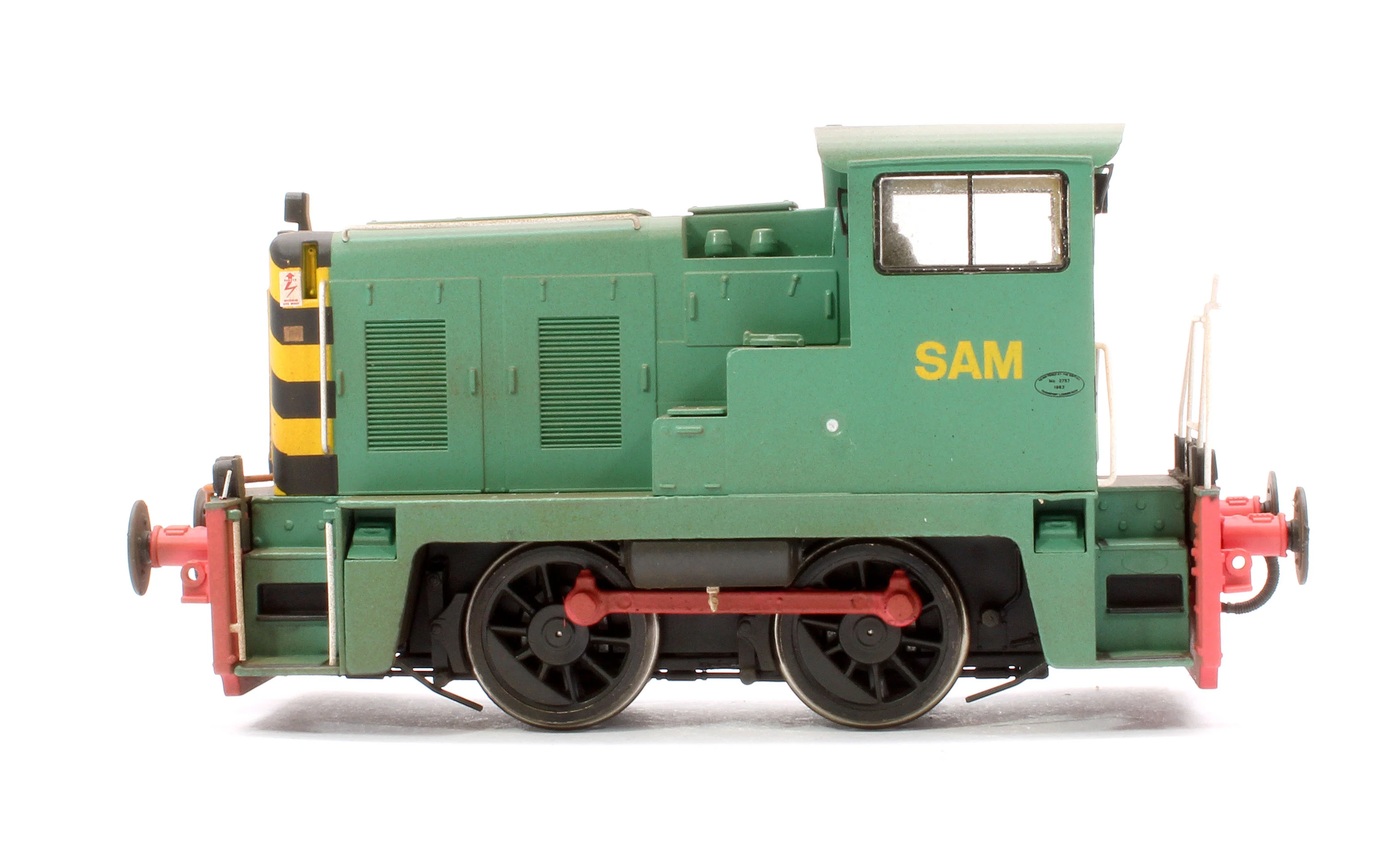 2850 Class 02 'SAM' (ex-D2868) Industrial Plain Green Diesel Locomotive - Weathered - Image 5