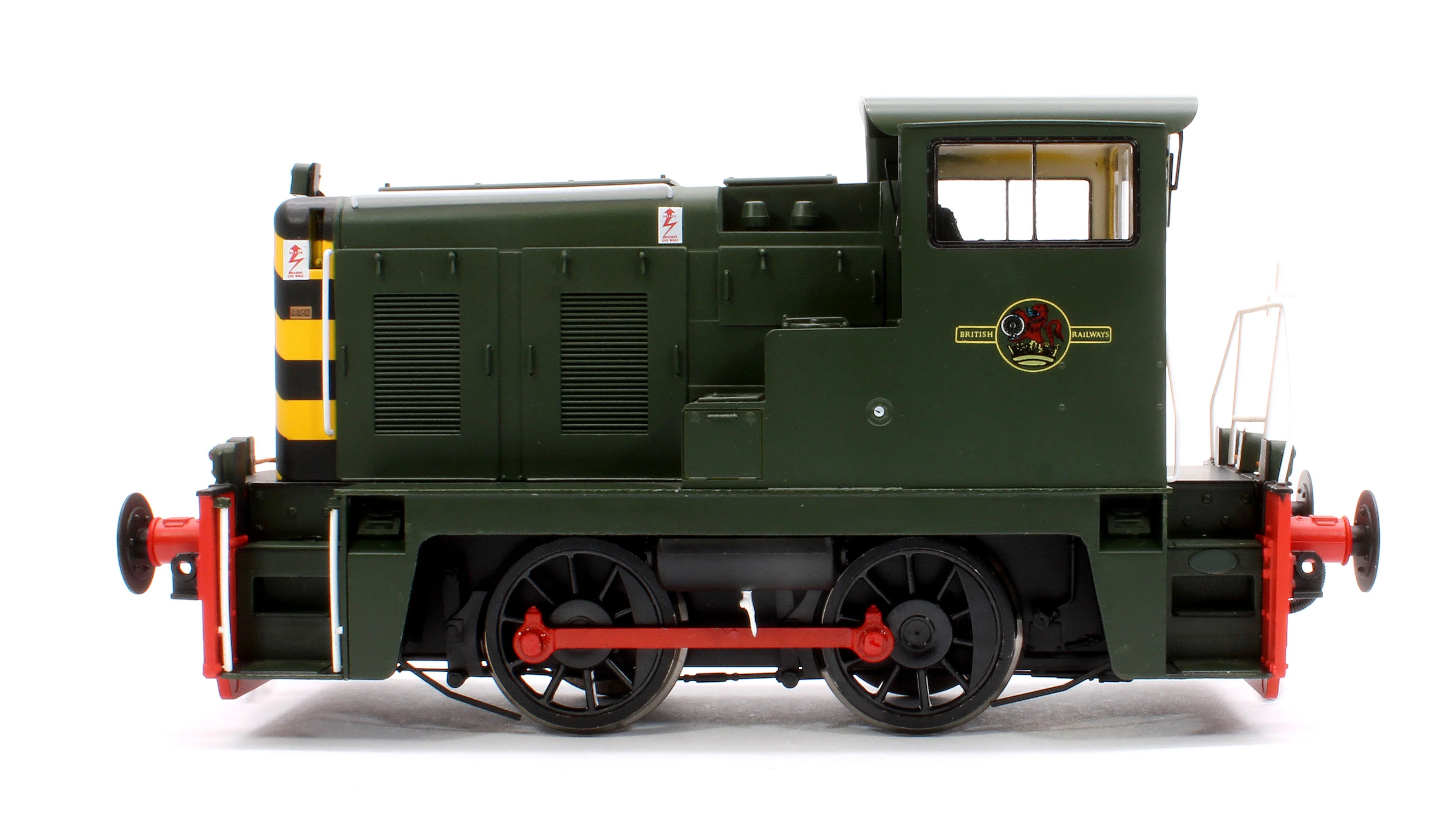 2870 Class 02 BR green Unnumbered (Wasp Stripes) Diesel Locomotive - Image 5
