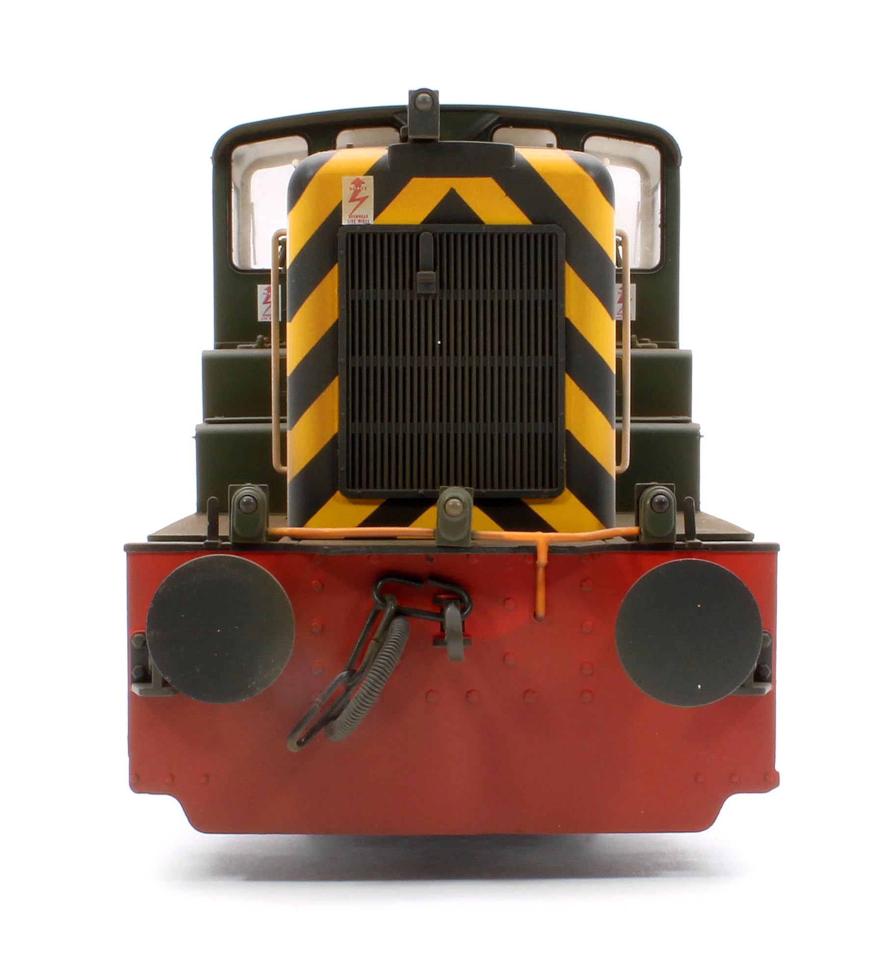 2872 Class 02 BR Green 02004 (Wasp Stripes, no BR logo) Diesel Locomotive - Weathered - Image 7
