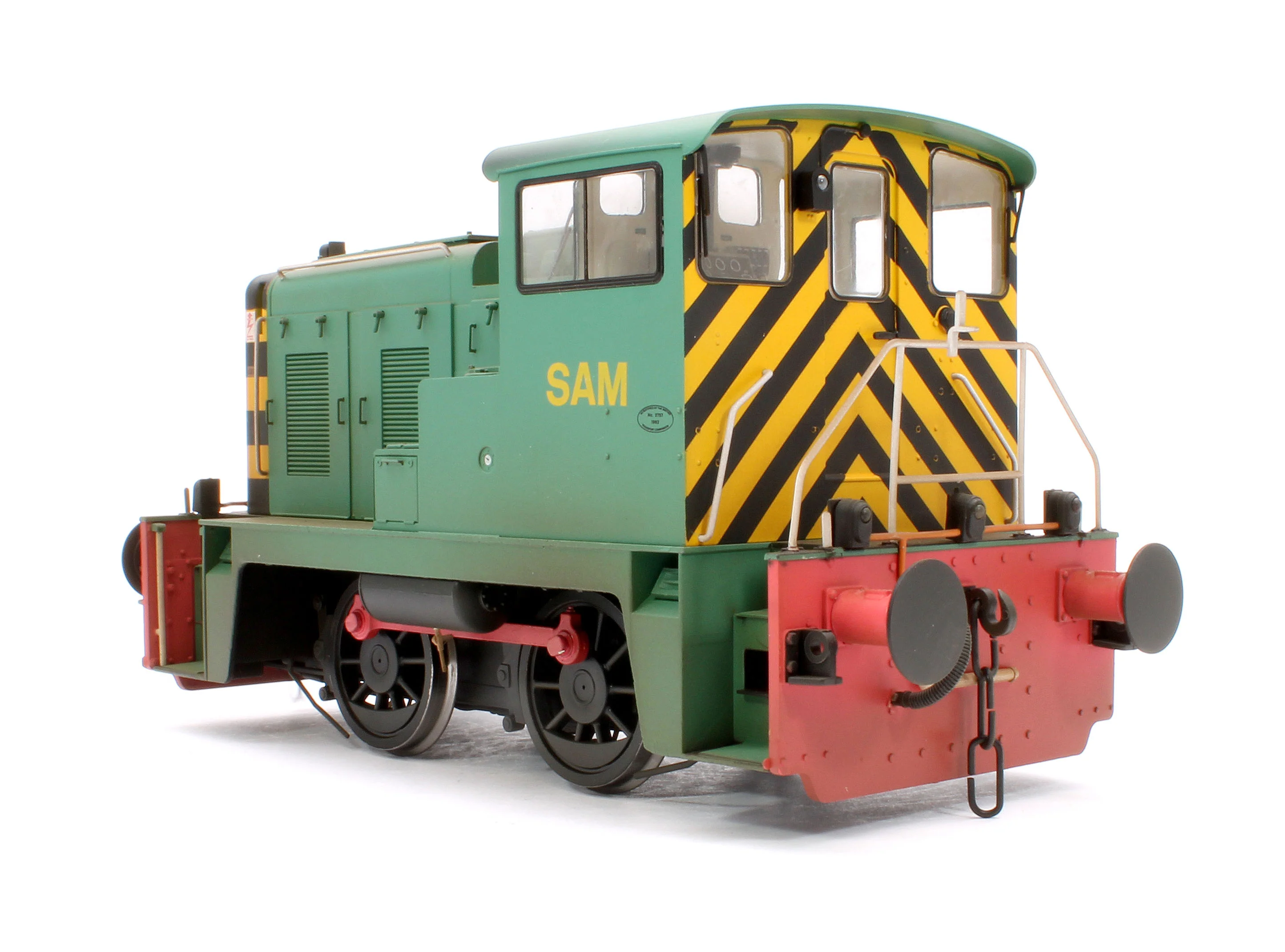 2877 Class 02 Industrial Plain Green ‘SAM’ (ex-D2868) Diesel Locomotive - Weathered - Image 2