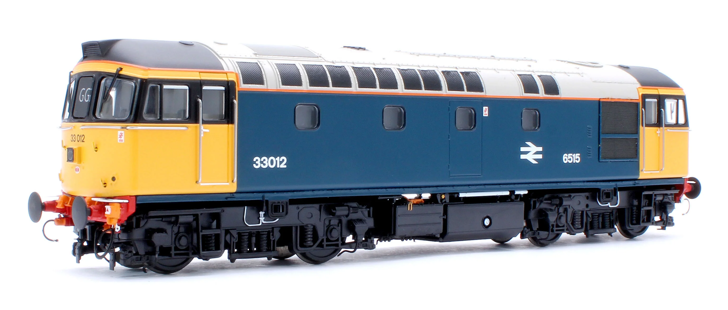 34213 Class 33/0 BR Blue No.33012 (Yellow Cabs/HI Headlights) Diesel Locomotive - DCC Sound