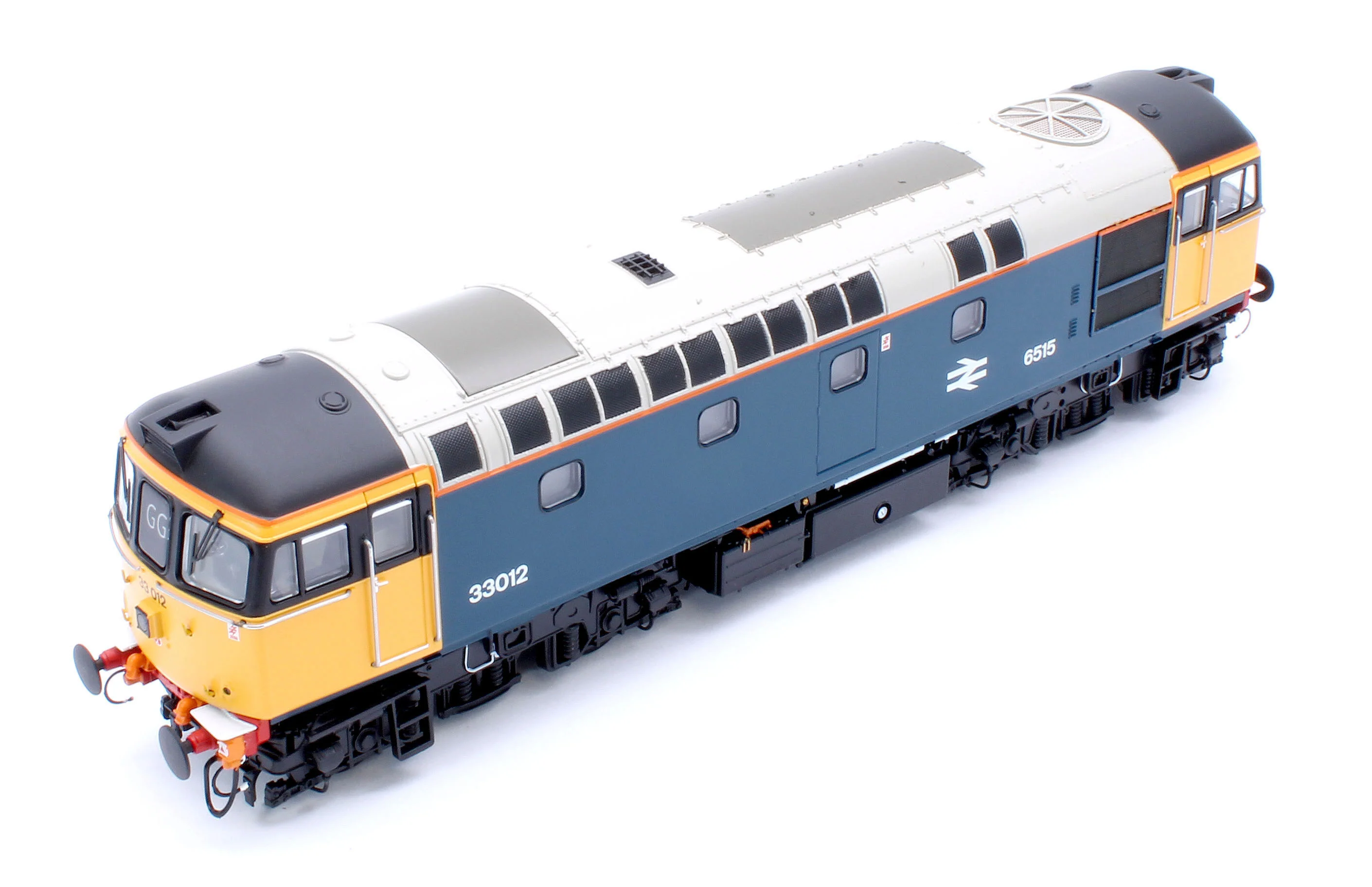 34213 Class 33/0 BR Blue No.33012 (Yellow Cabs/HI Headlights) Diesel Locomotive - DCC Sound - Image 10