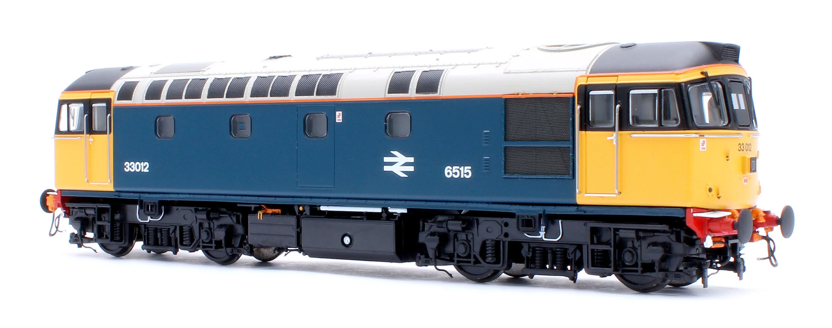 34213 Class 33/0 BR Blue No.33012 (Yellow Cabs/HI Headlights) Diesel Locomotive - DCC Sound - Image 3