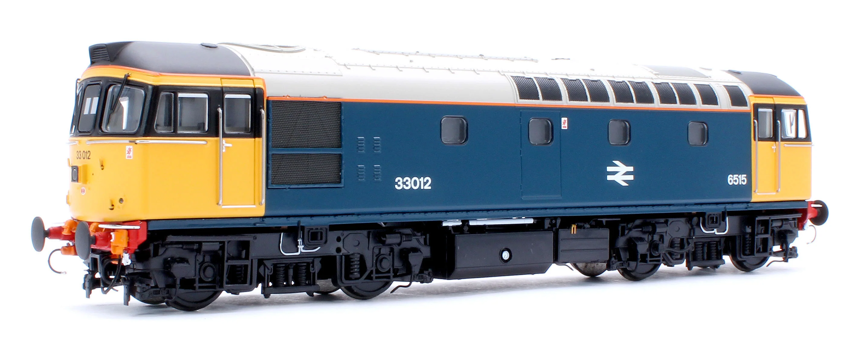 34213 Class 33/0 BR Blue No.33012 (Yellow Cabs/HI Headlights) Diesel Locomotive - DCC Sound - Image 4