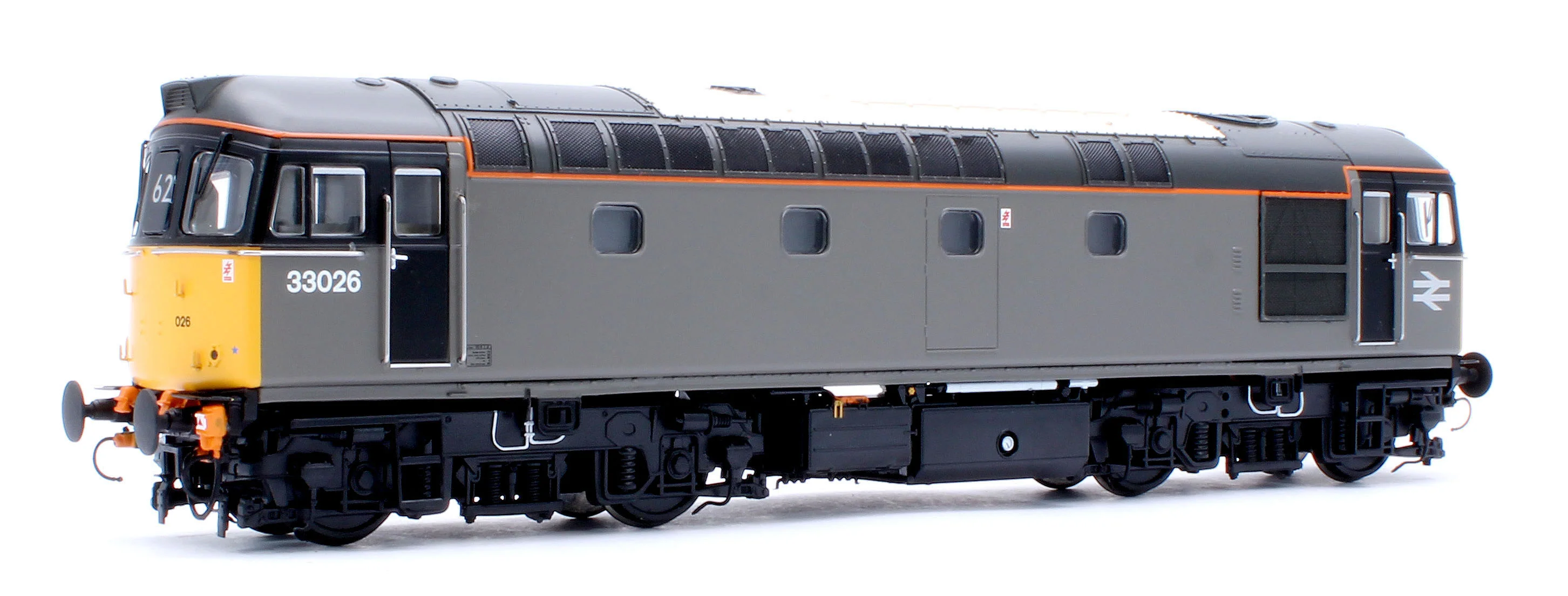 34243 Class 33/0 BR General Grey No.33026 Diesel Locomotive - DCC Sound