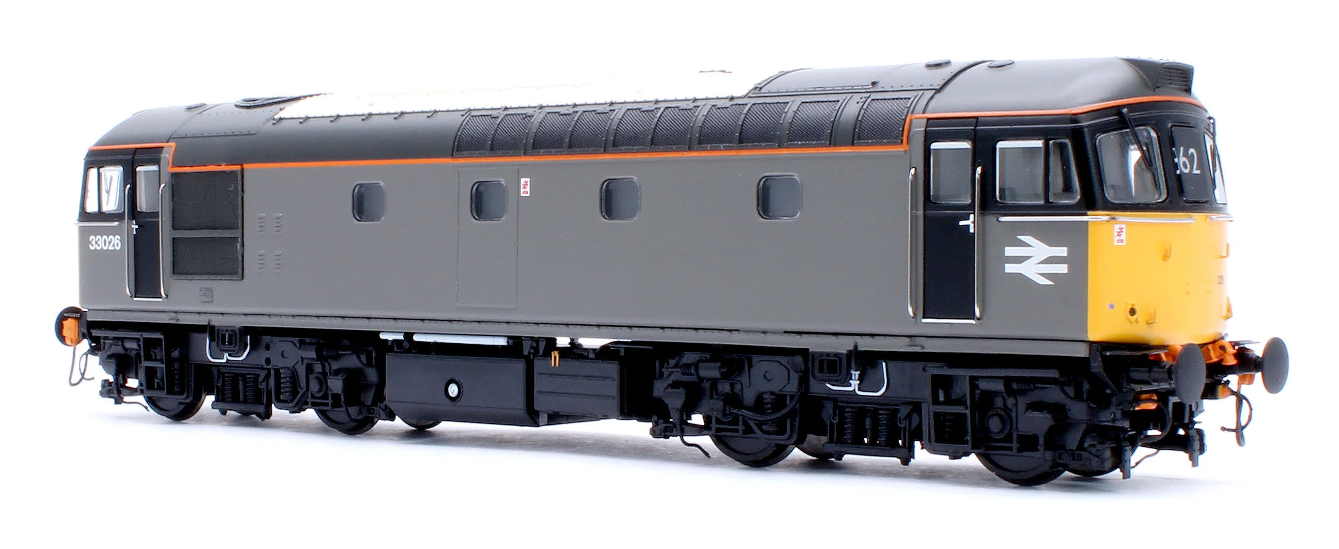 34243 Class 33/0 BR General Grey No.33026 Diesel Locomotive - DCC Sound - Image 5