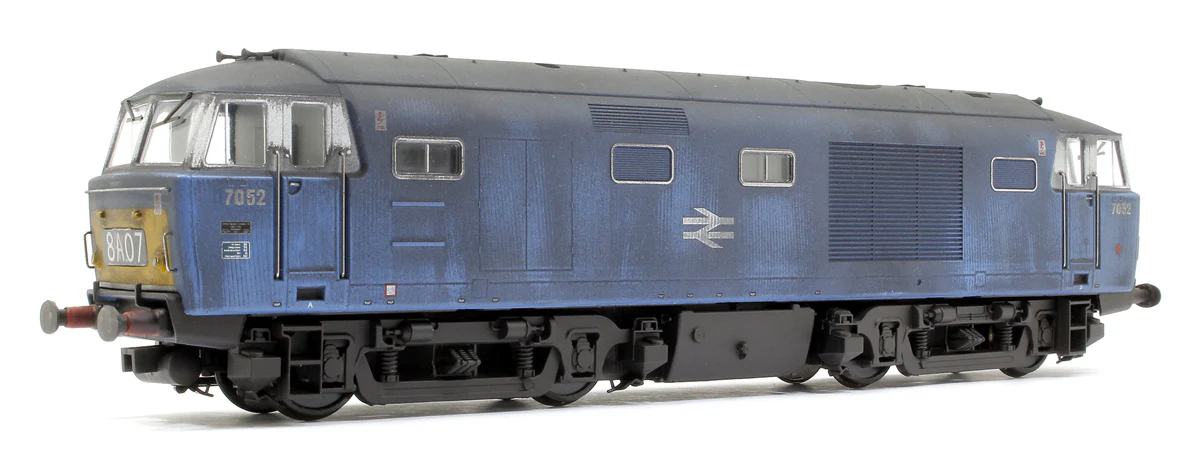3534 Class 35 BR 'Hymek' Blue SYP 7052 Diesel Locomotive - Weathered