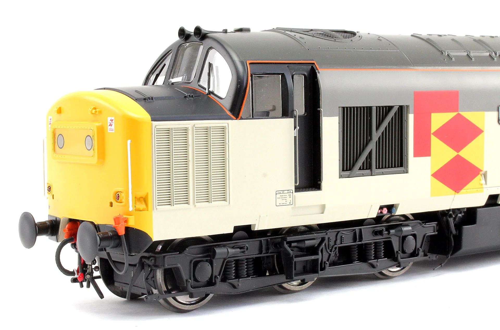 3717 Class 37/0 BR Railfreight Speedlink Sector Unnumbered Diesel Locomotive - Image 5