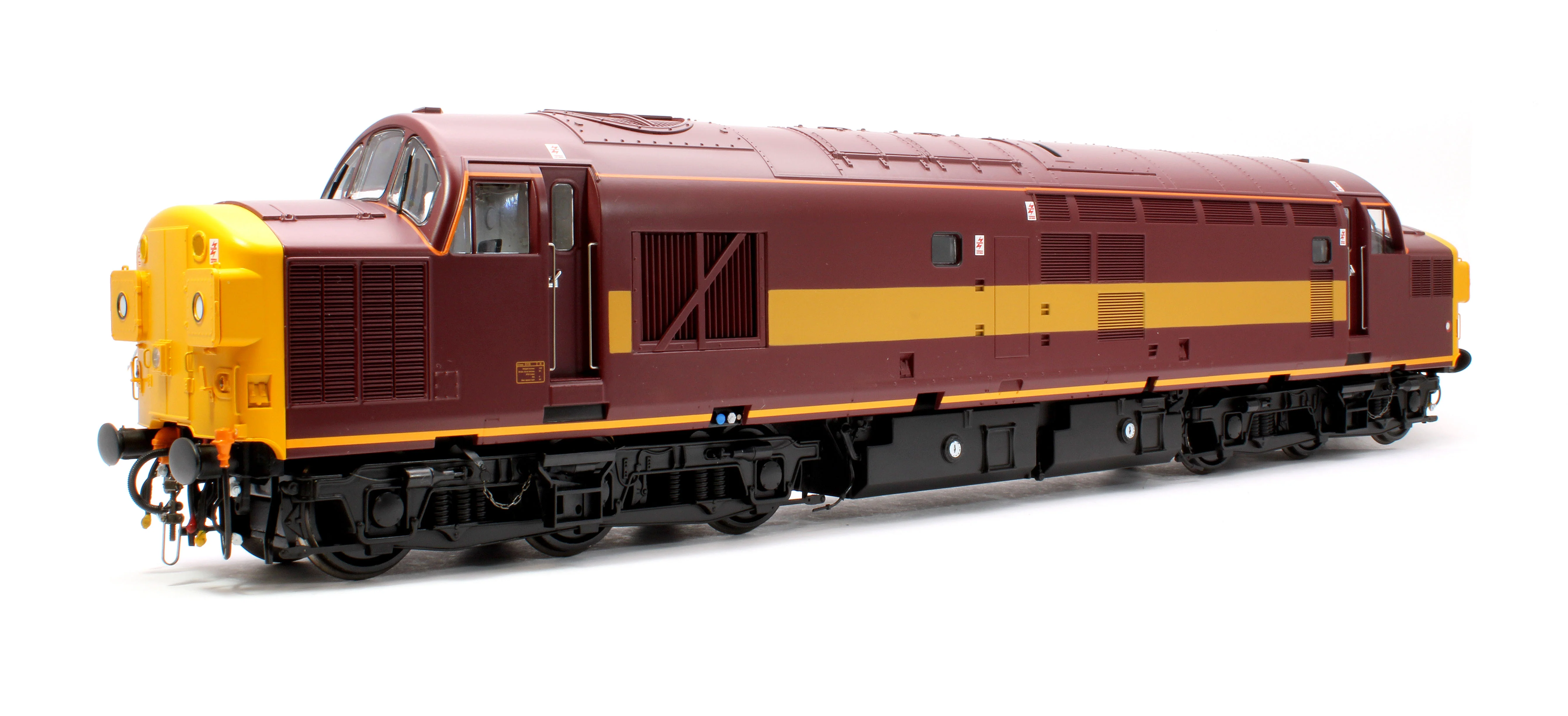 3726 Class 37/0 (split headcode) EW&S Red/Gold unnumbered Diesel Locomotive